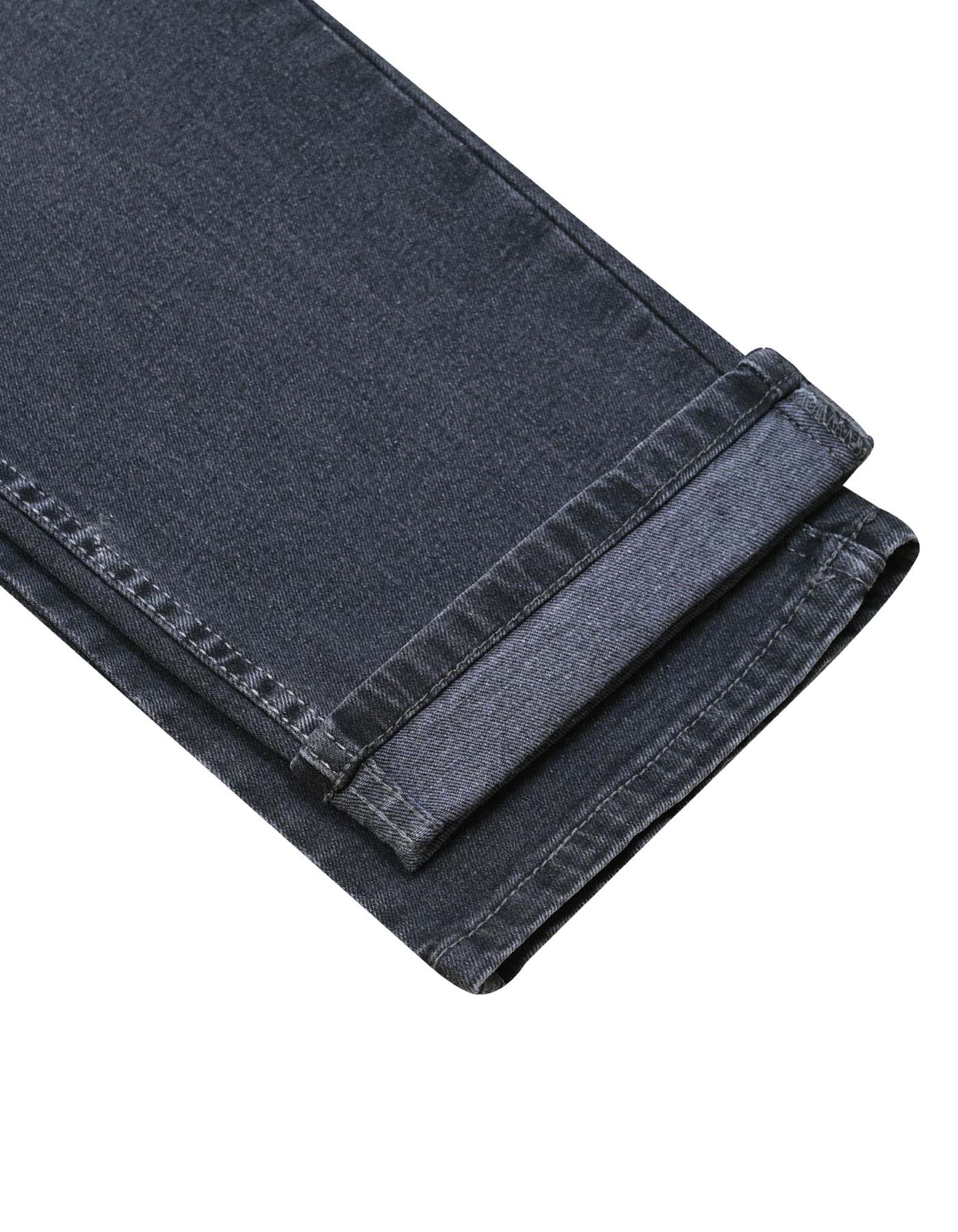 D Grey Straight Fit Denim - Image 5