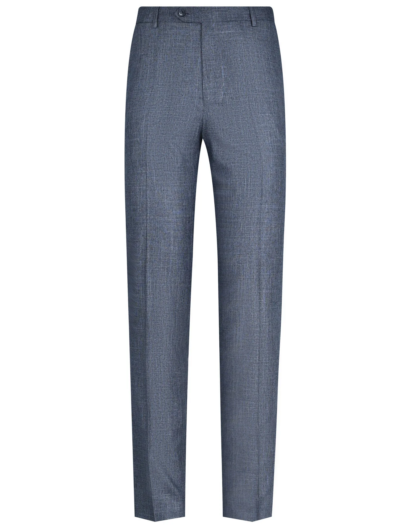 D Grey Texture Classic Fit Formal Trouser