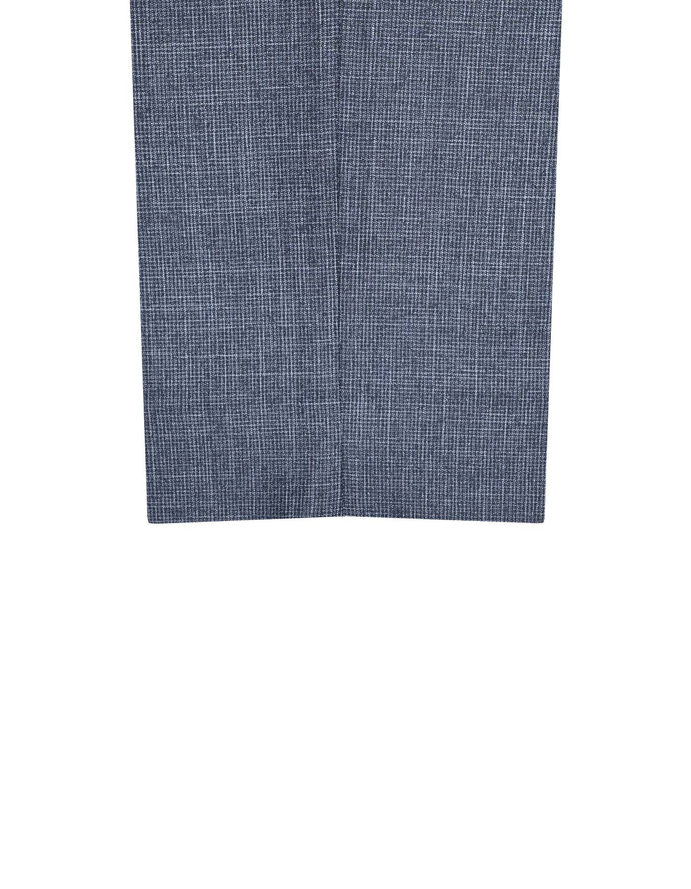 D Grey Texture Classic Fit Formal Trouser - Image 3