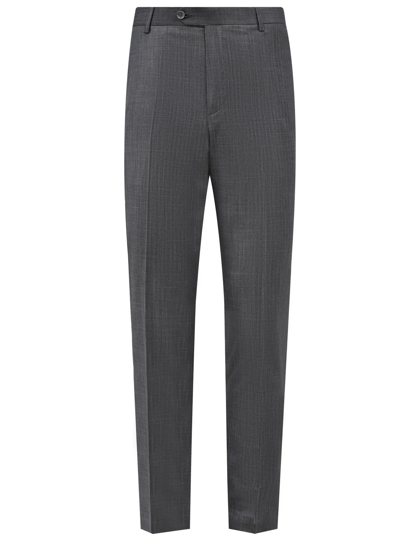 D Grey Texture Tailored Smart Fit Formal Trouser