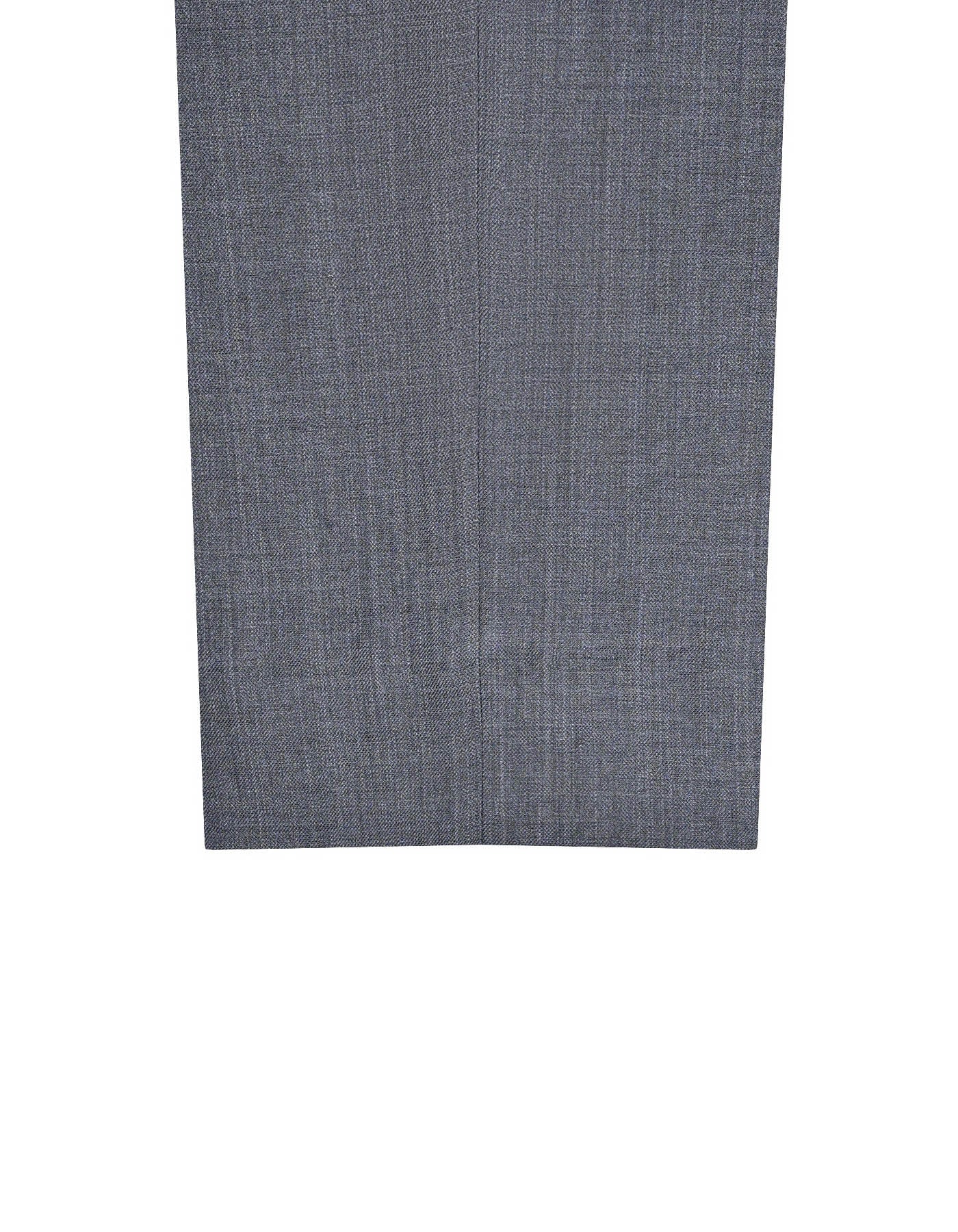 D Grey Texture Tailored Smart Fit Formal Trouser - Image 3