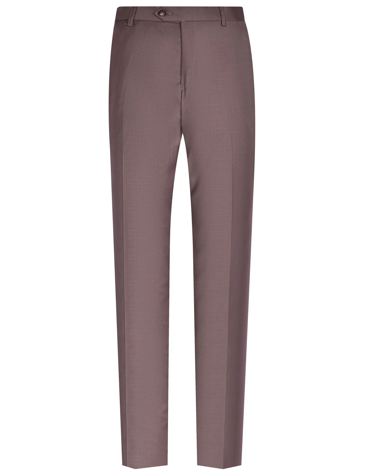 D Khaki Plain Classic Fit Suit - Image 2
