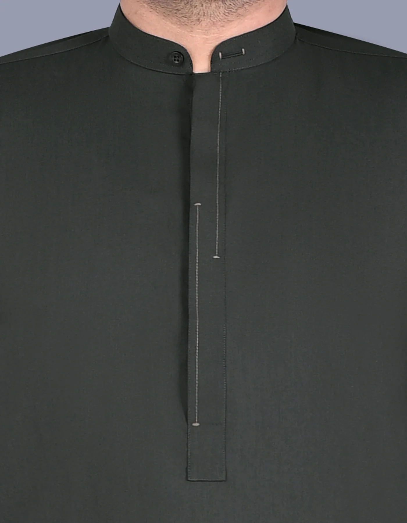 D Olive Texture Kurta Pajama - Image 2