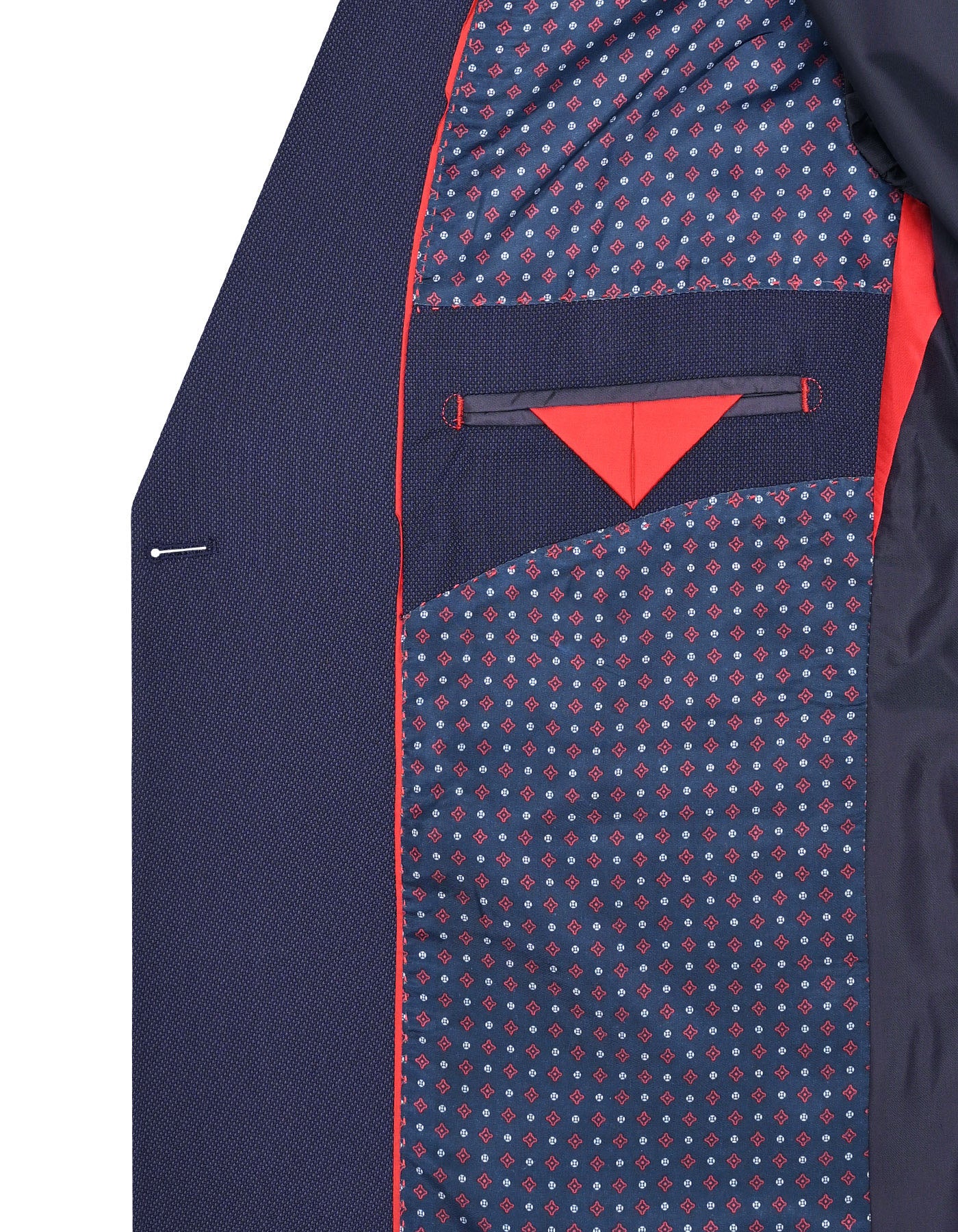 D Purple Texture Classic Fit Suit - Image 4