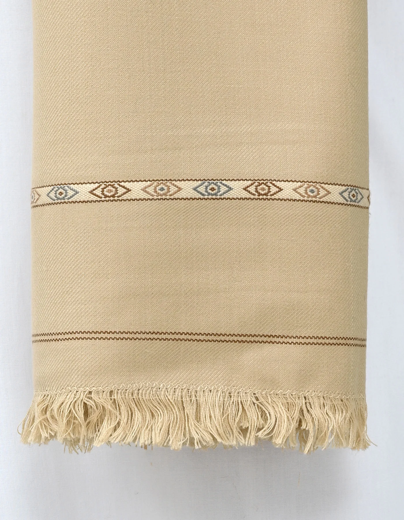 D Skin Plain 100% Acrylic Men Shawl - Image 4