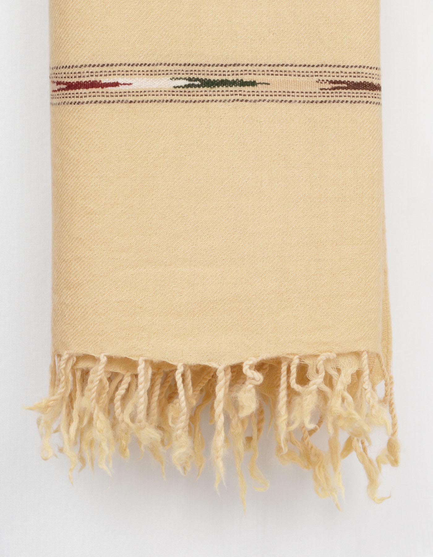 D Skin Plain 100% Wool Men Shawl - Image 4