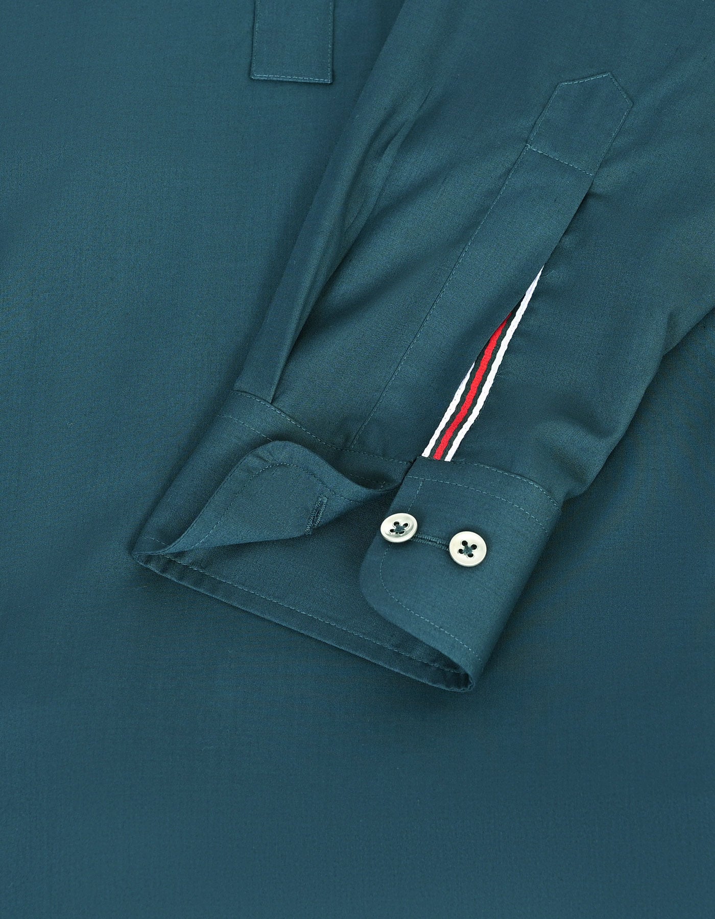 D Teal Plain Kameez Shalwar - Image 3