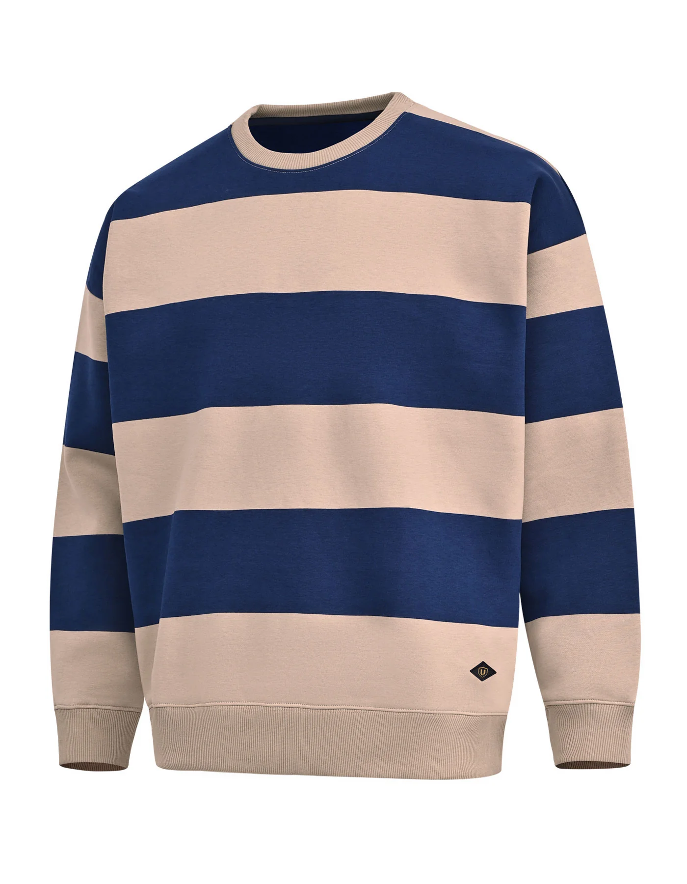 E Blue Stripe Relax Fit Sweatshirt