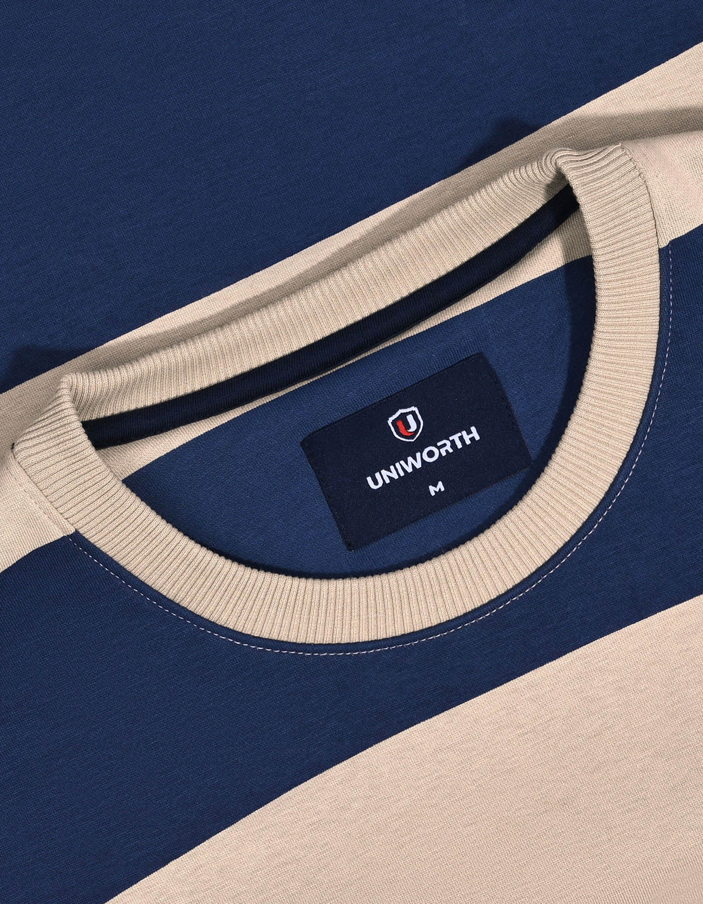 E Blue Stripe Relax Fit Sweatshirt - Image 3