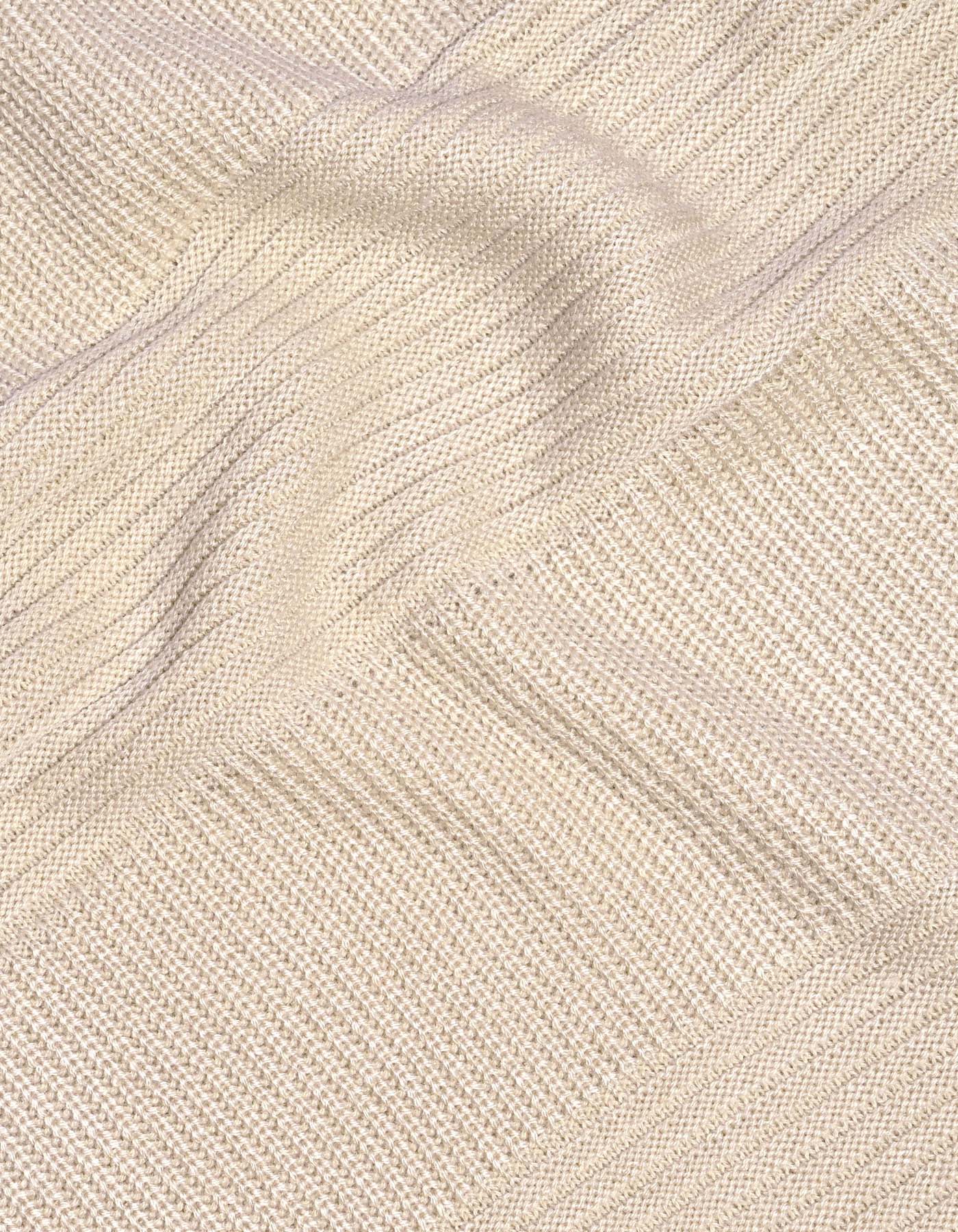 Fawn Texture Crew Neck Sweater - Image 6