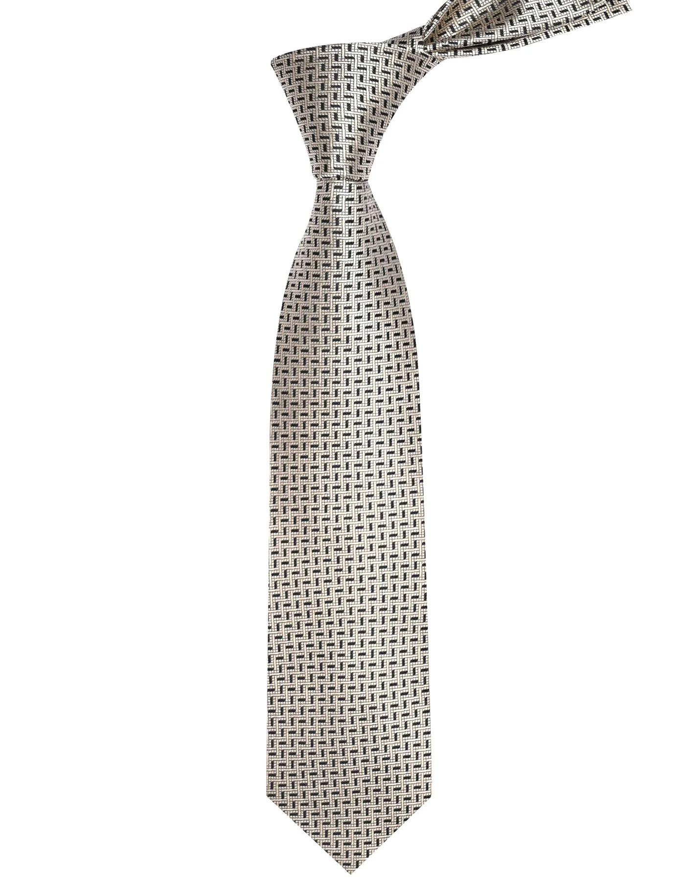 Golden Geometric Tie - Image 2