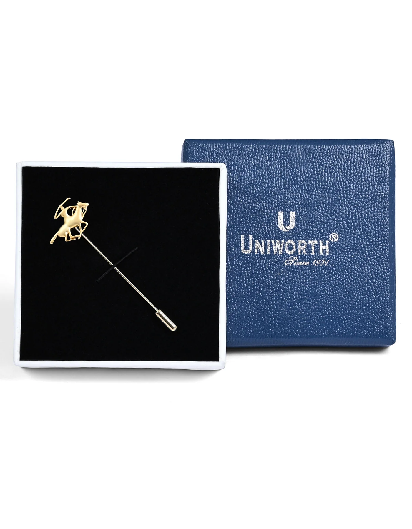 Golden Logo Coat Lapel Pin - Image 2