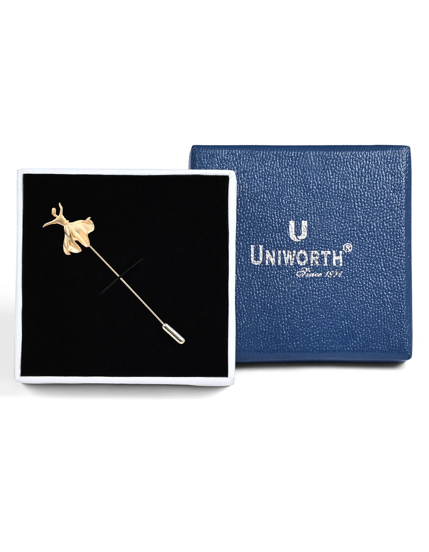 Golden Logo Coat Lapel Pin - Image 2