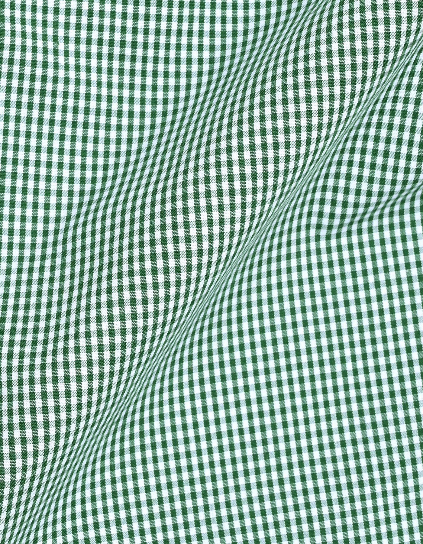 Green Check Cross Pocket Woven Pajama - Image 4