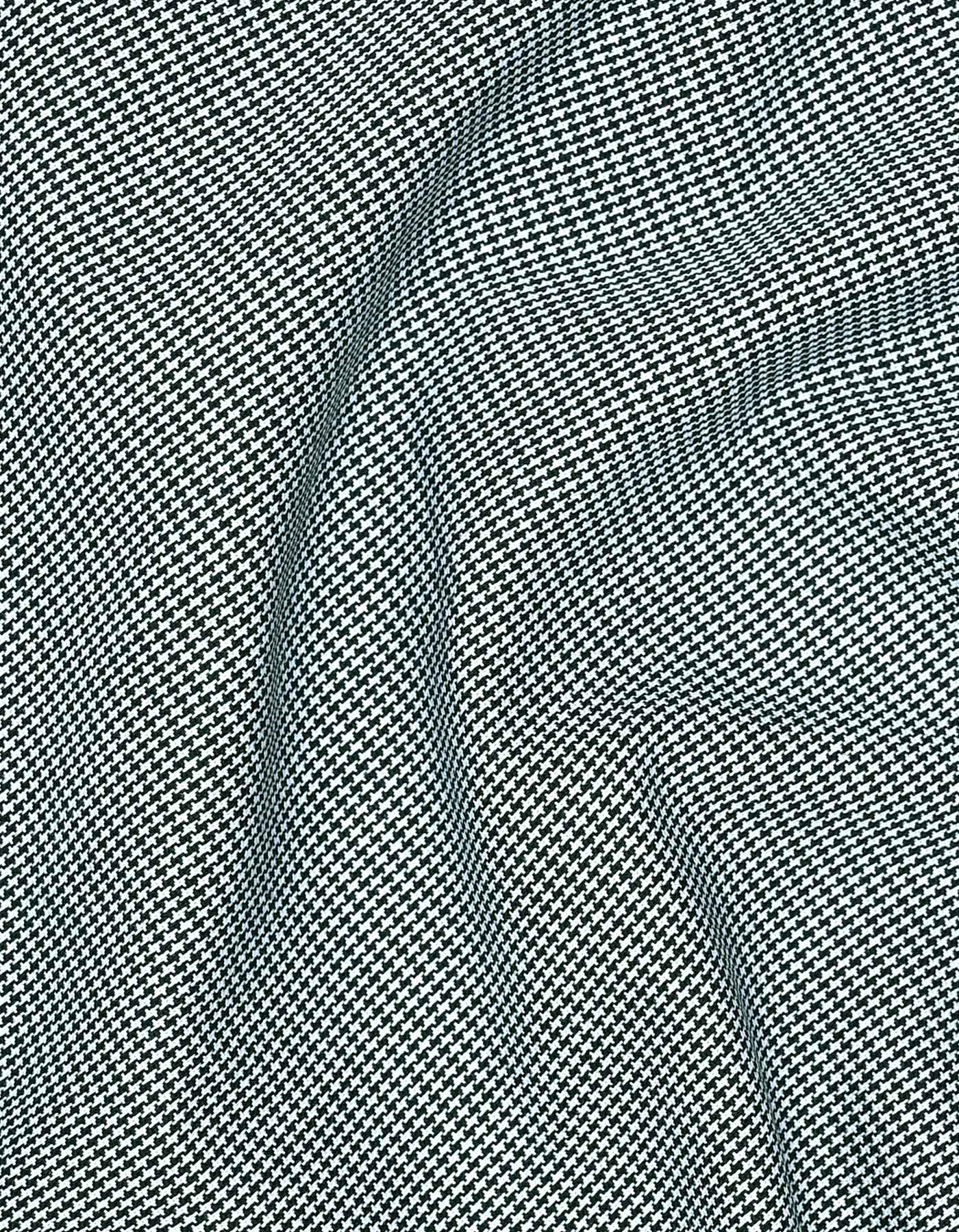 Green Check Tailored Smart Fit Shirt - Image 4