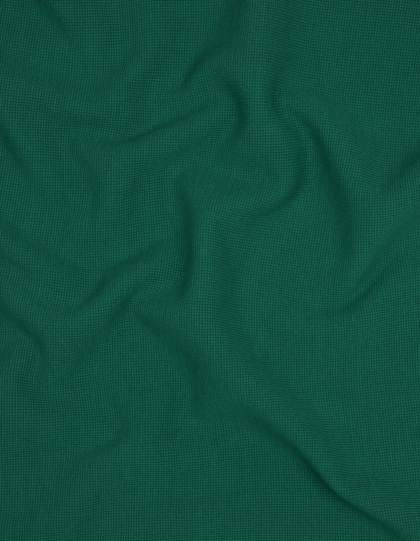 Green Essential Crew Neck Pique Tee - Image 6