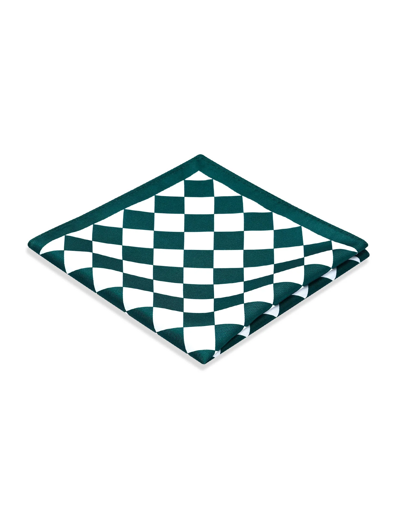 Green Geometric Pocket Square - Image 2