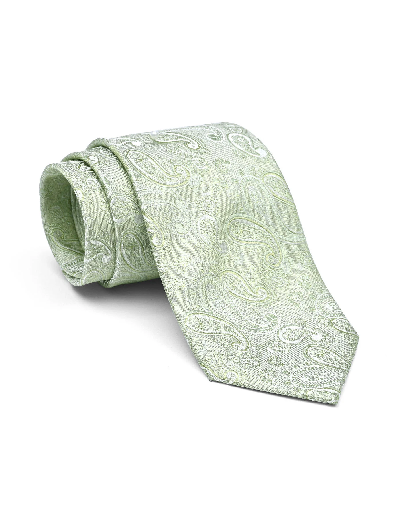 Green Paisley Tie