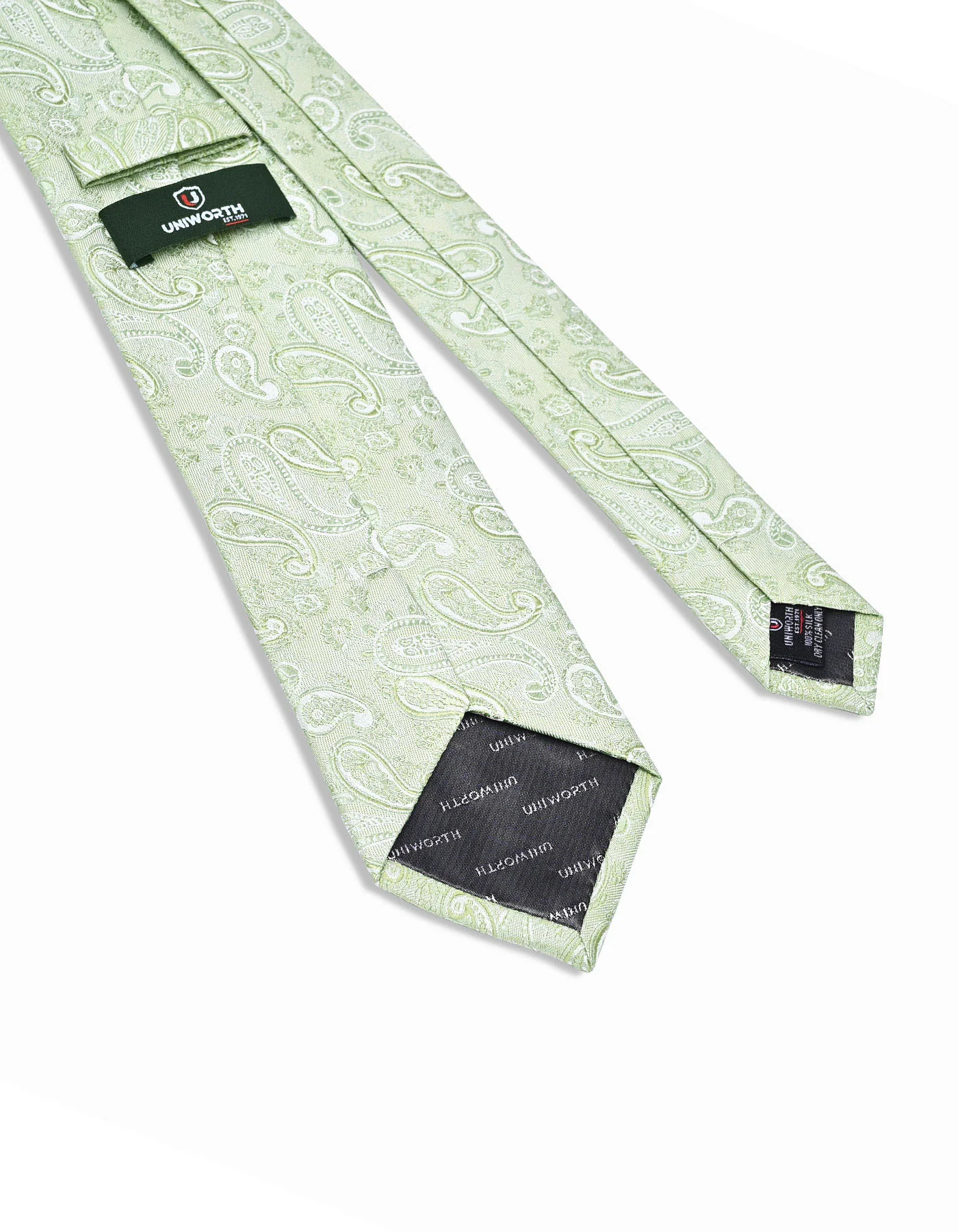 Green Paisley Tie - Image 3