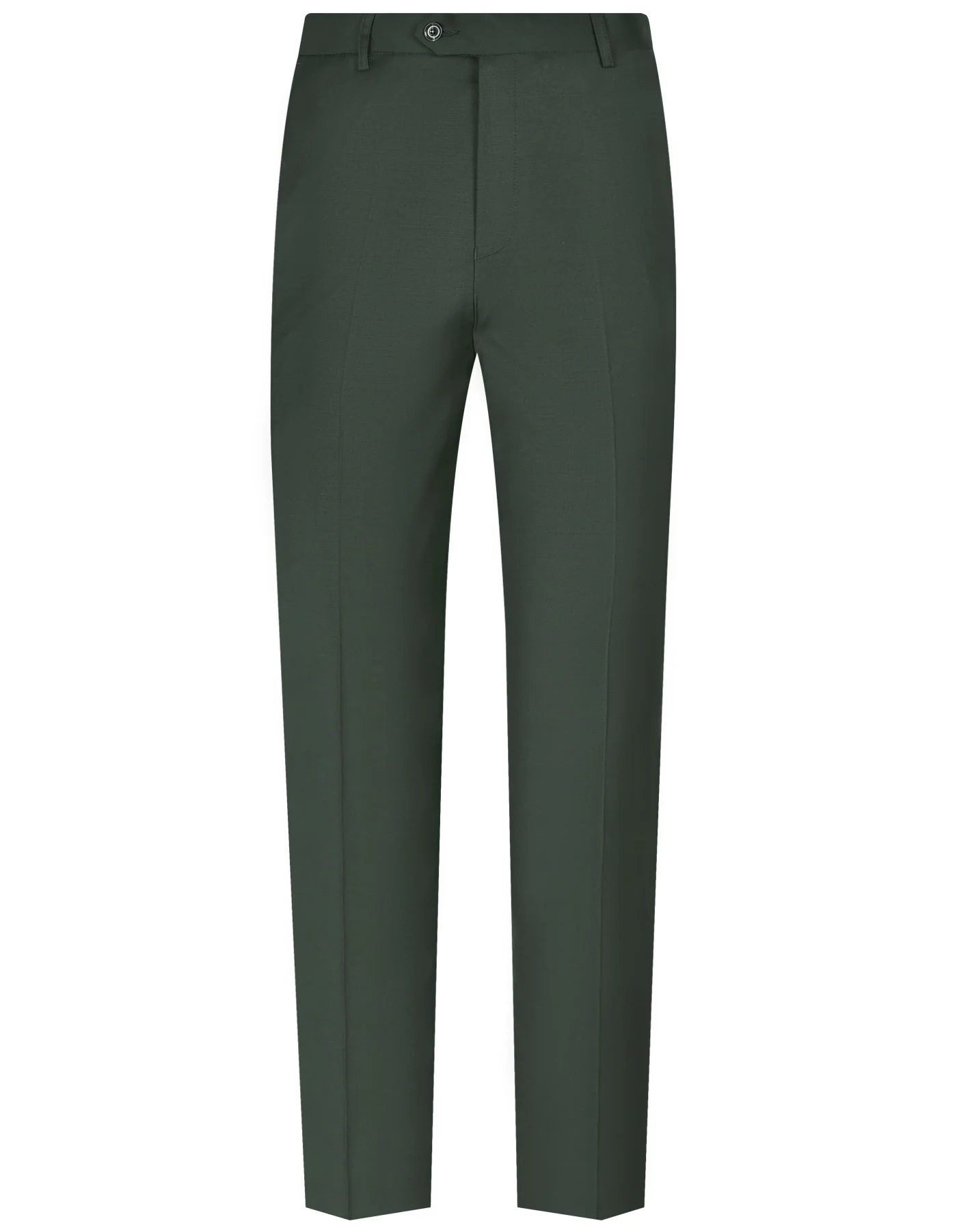 Green Plain Classic Fit Formal Trouser