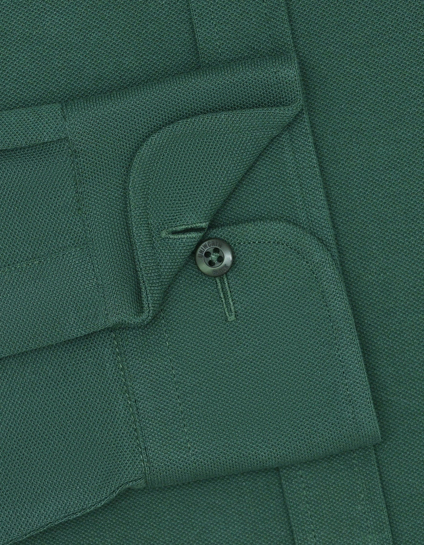Green Plain Classic Fit Shirt - Image 4
