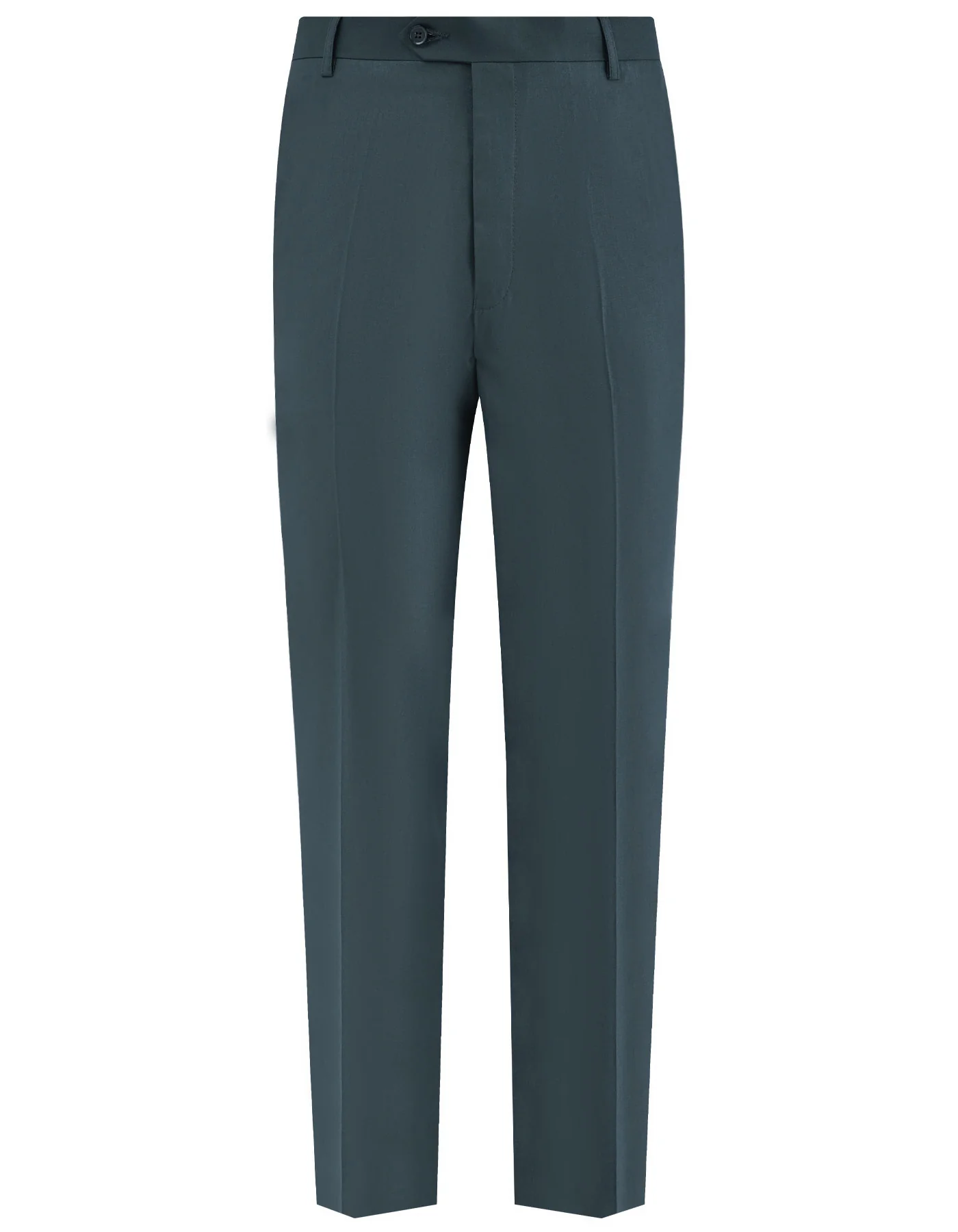 Green Plain Tailored Smart Fit Formal Trouser