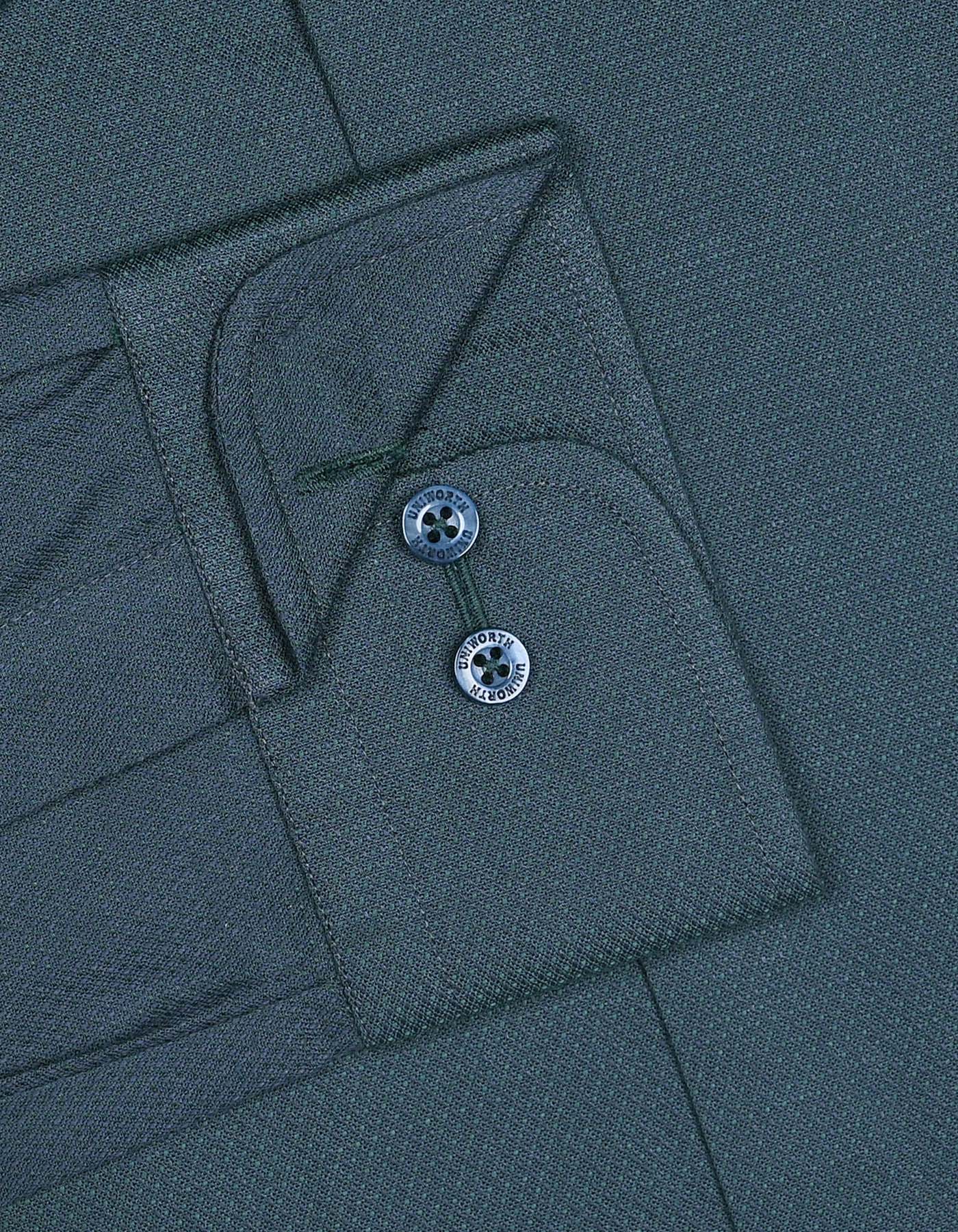 Green Self Tailored Smart Fit Shirt - Image 2