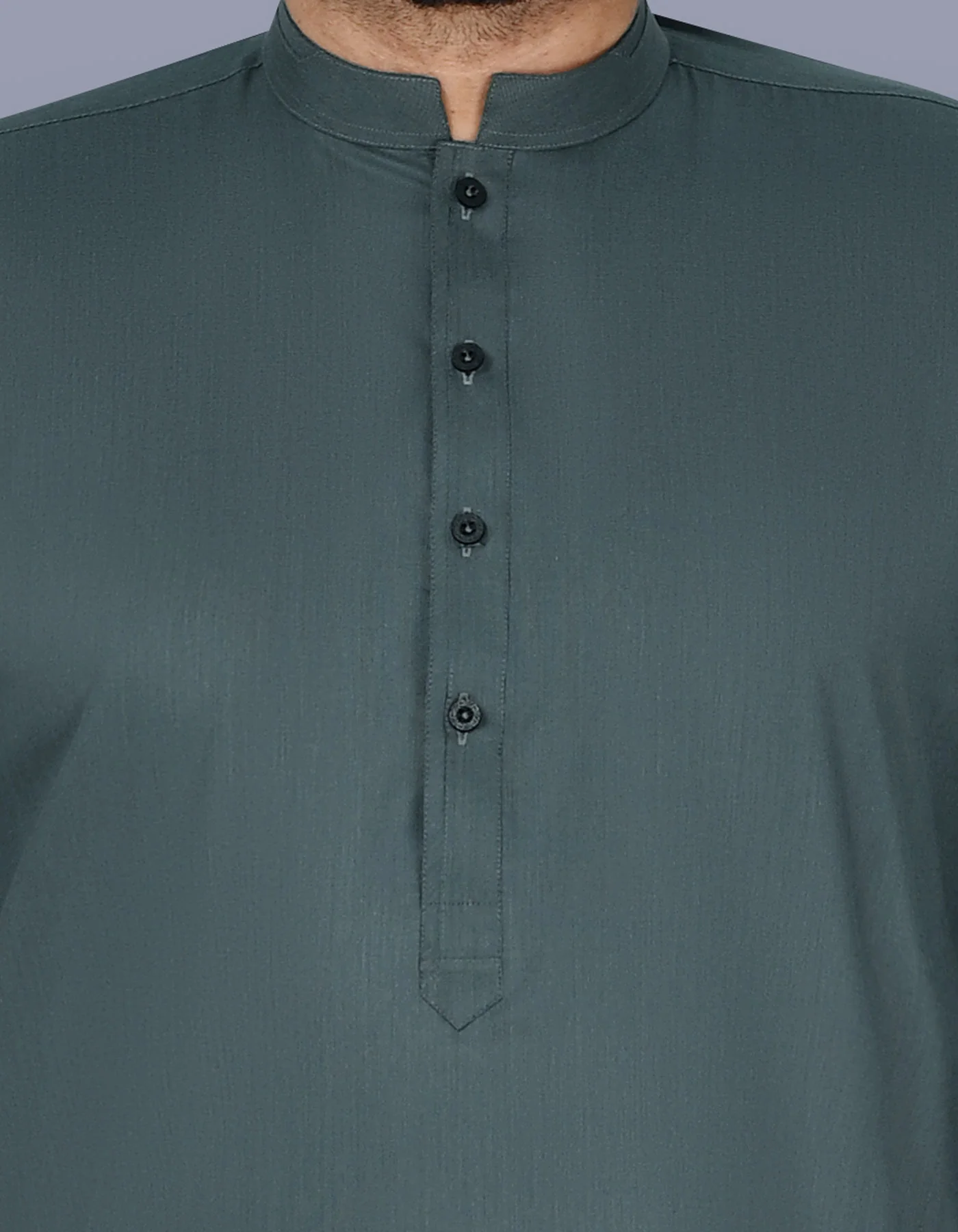 Green Texture Kurta Pajama - Image 2