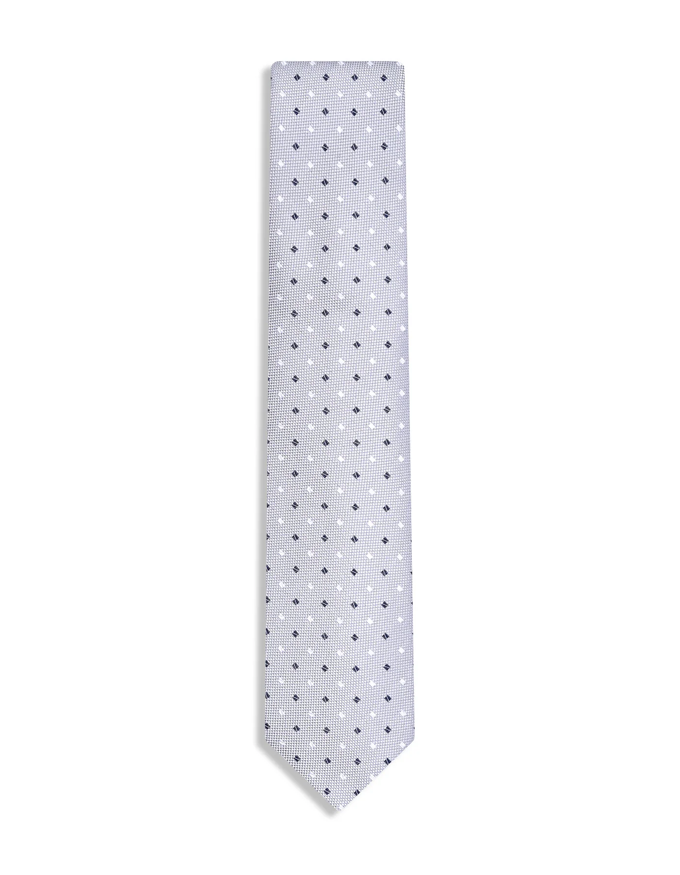 Grey Geometric Tie - Image 2
