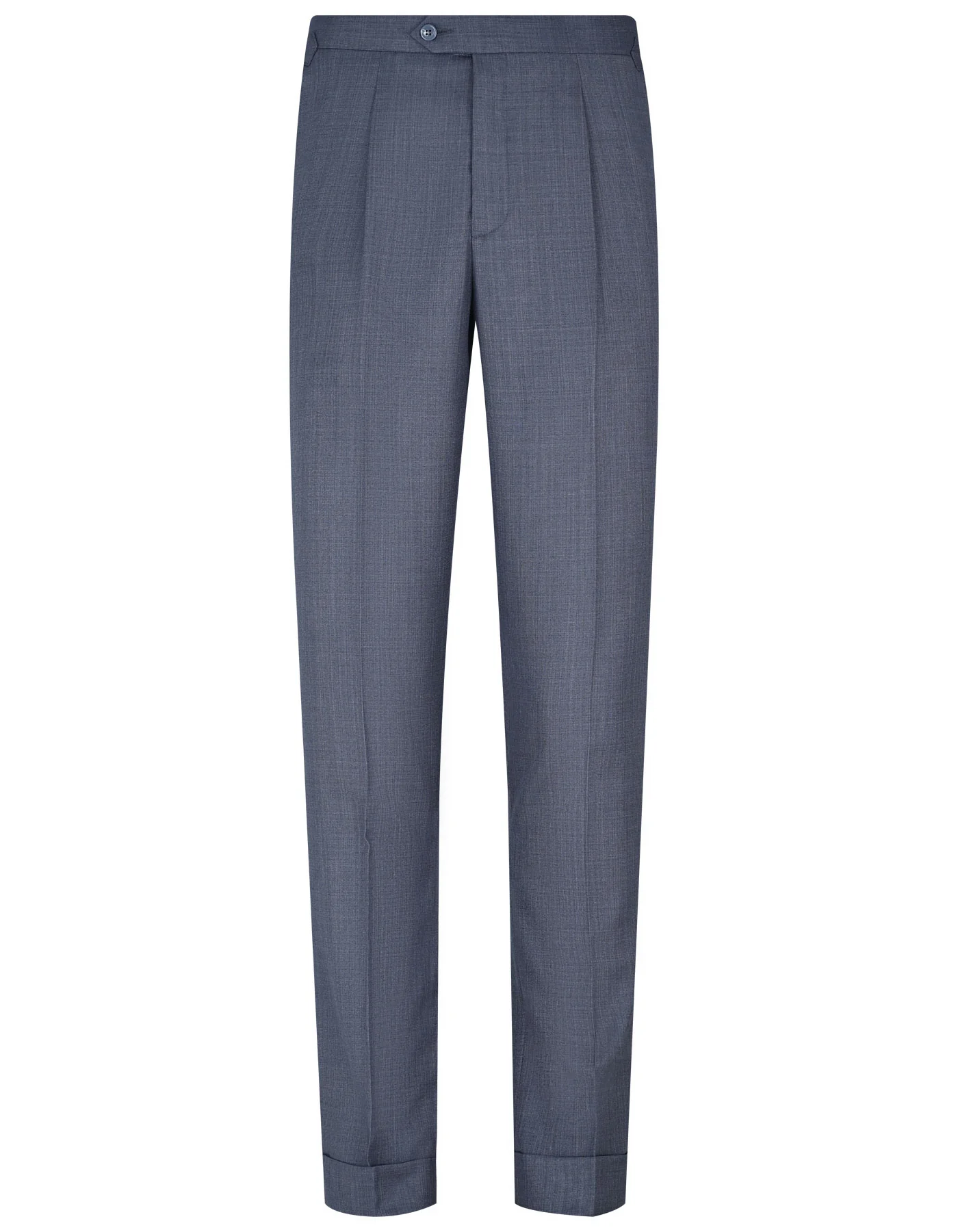 Grey Plain Classic Fit Formal Trouser