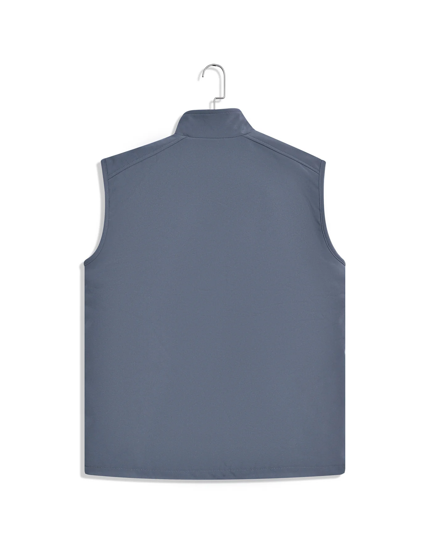 Grey Plain Gilet Jacket - Image 6