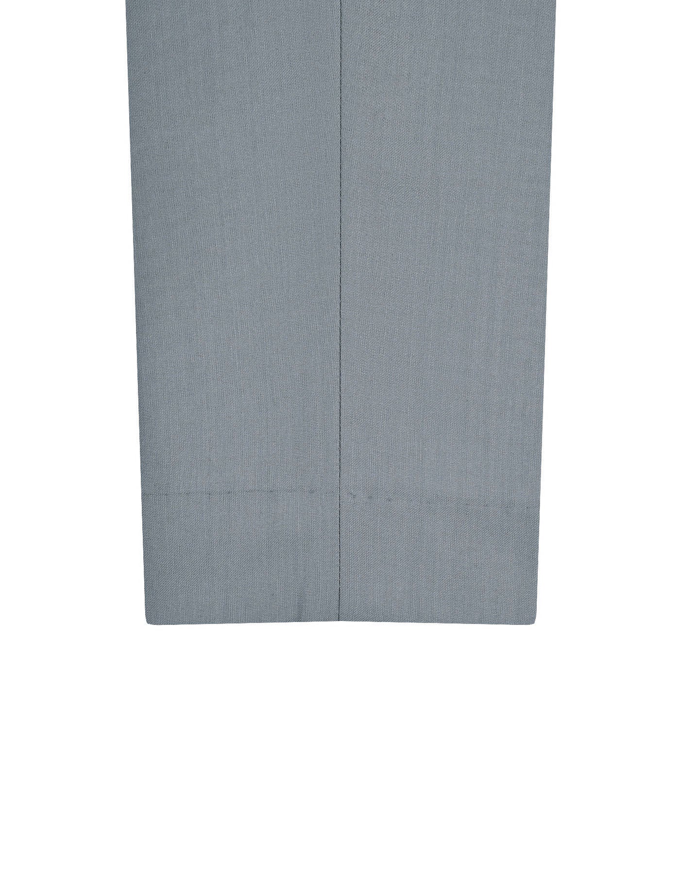 Grey Plain Smart Fit Formal Trouser - Image 3