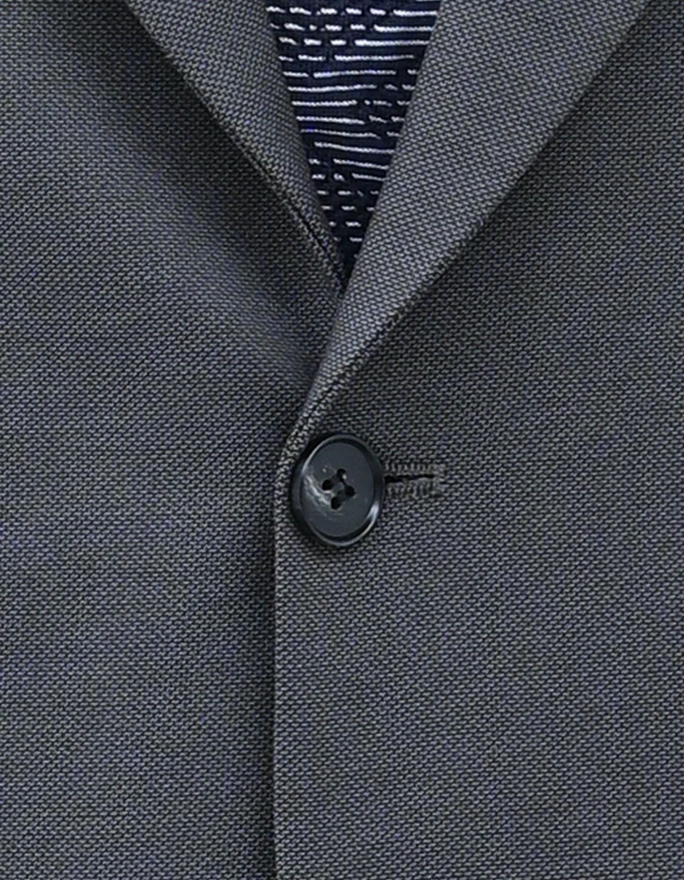 Grey Plain Tailored Smart Fit Coat - Image 3