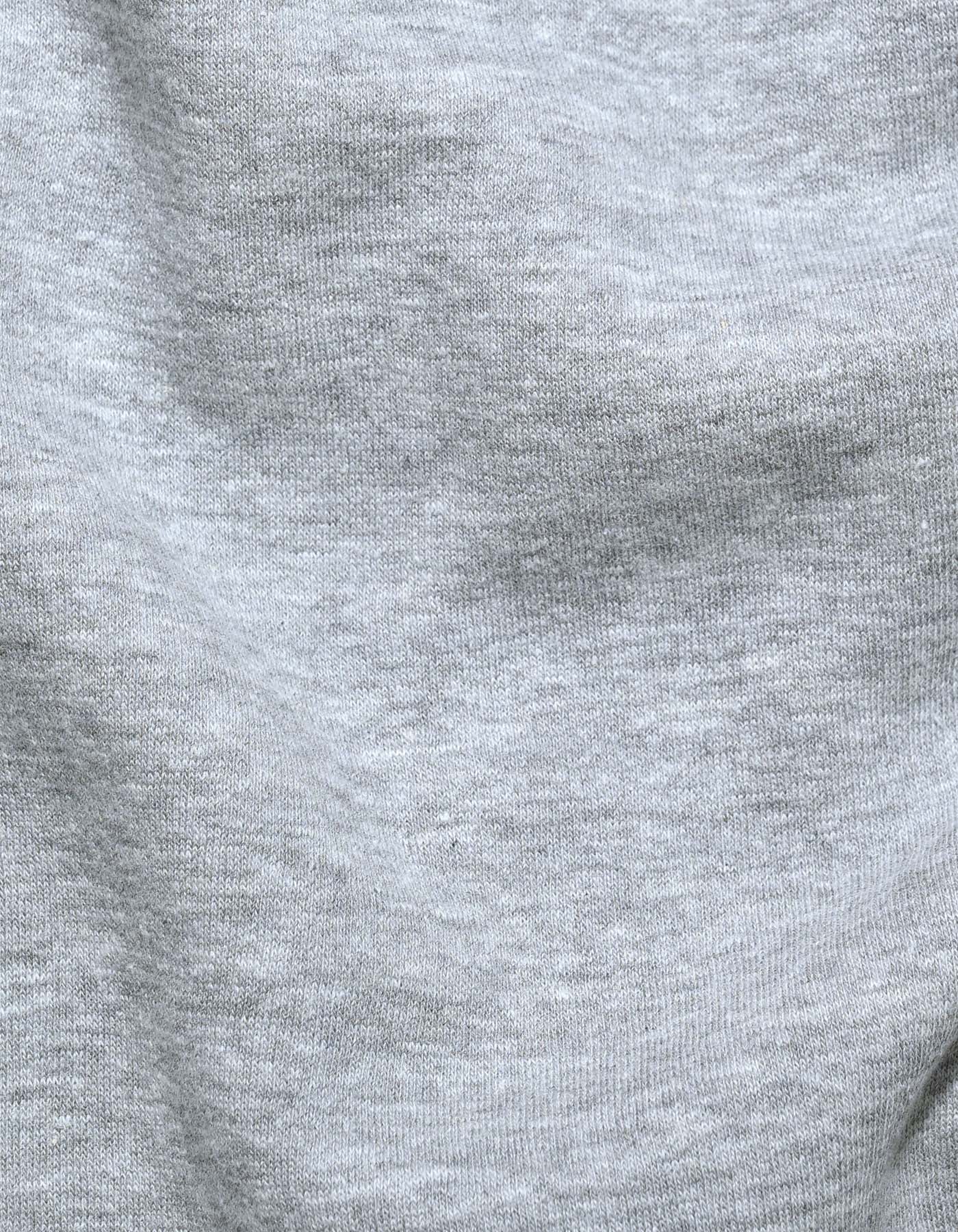 Grey Plain Zipper Hoodie - Image 7