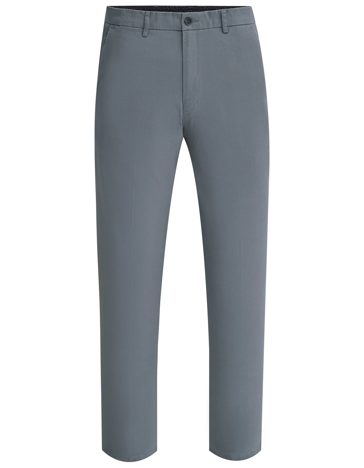 Grey Smart Fit Cotton Trouser