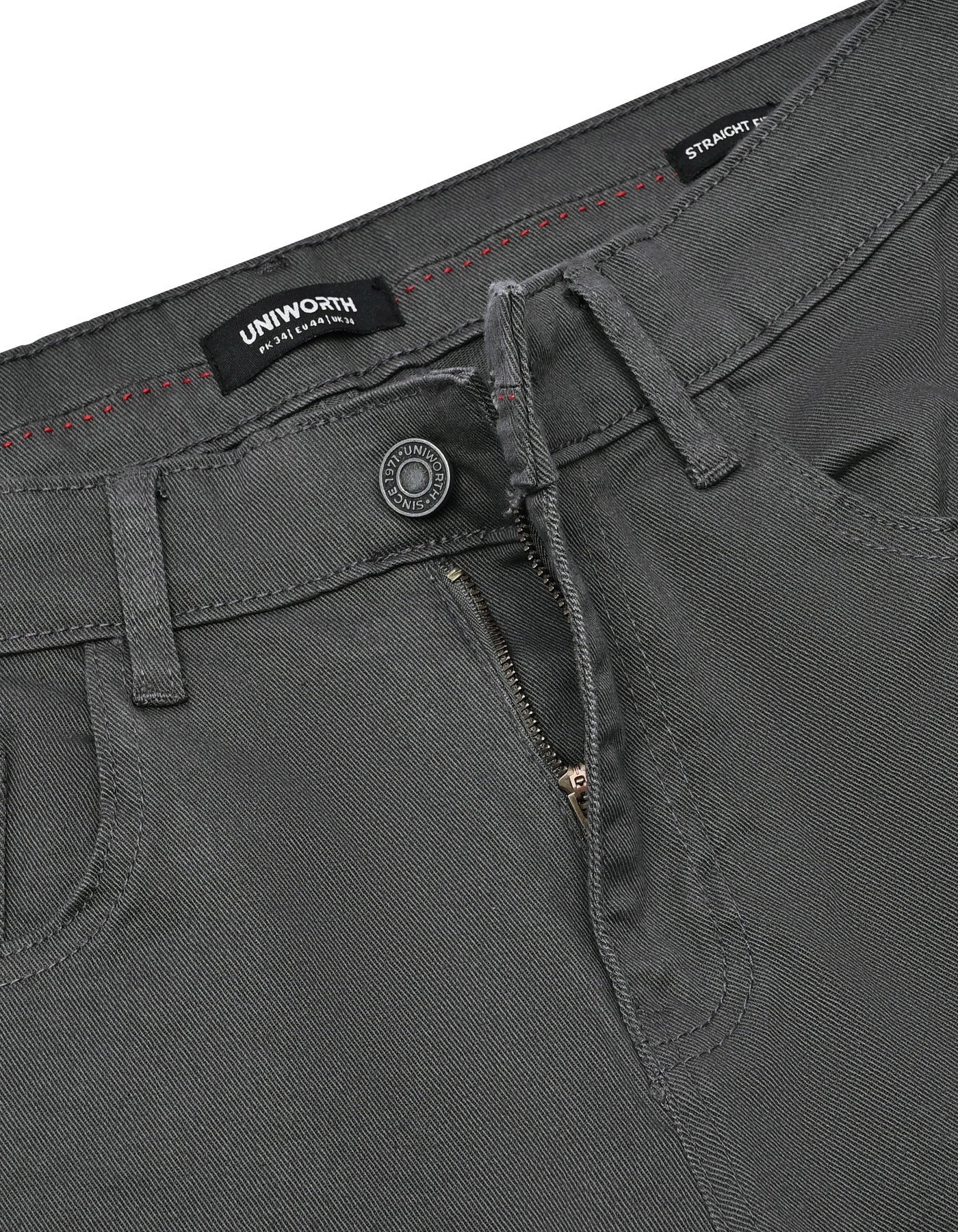 Grey Straight Fit Denim - Image 3