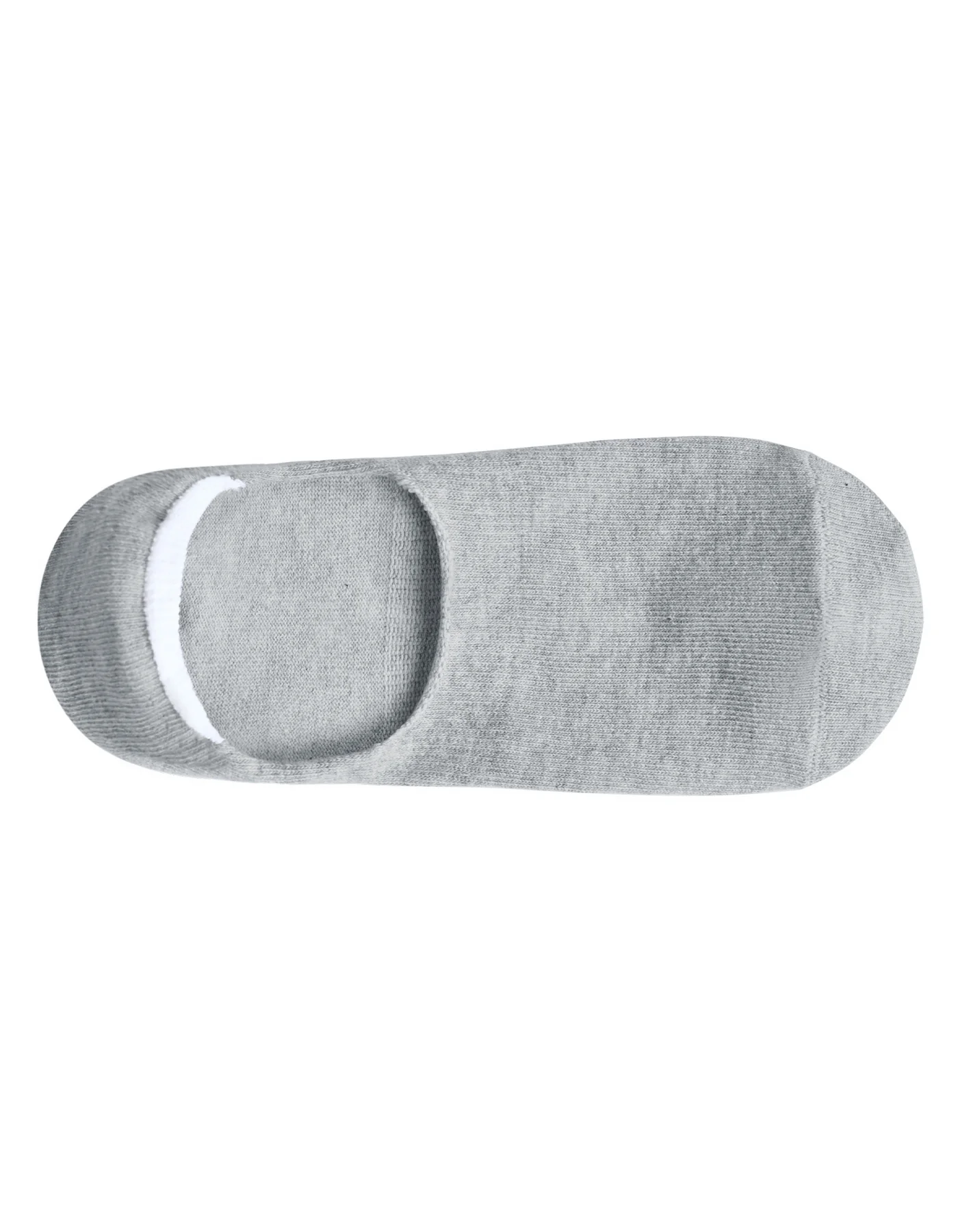 Grey Stripe No Show Socks - Image 2