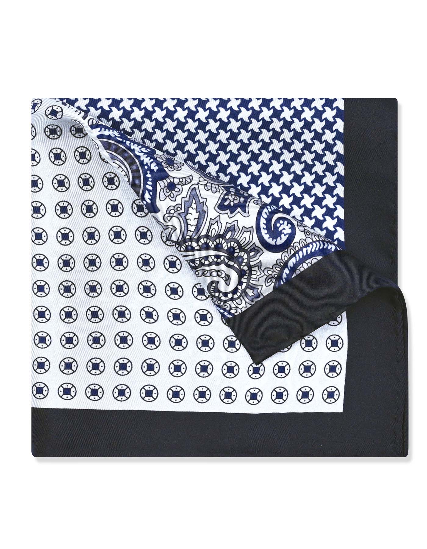 Grey Texture Pocket Square - Image 3