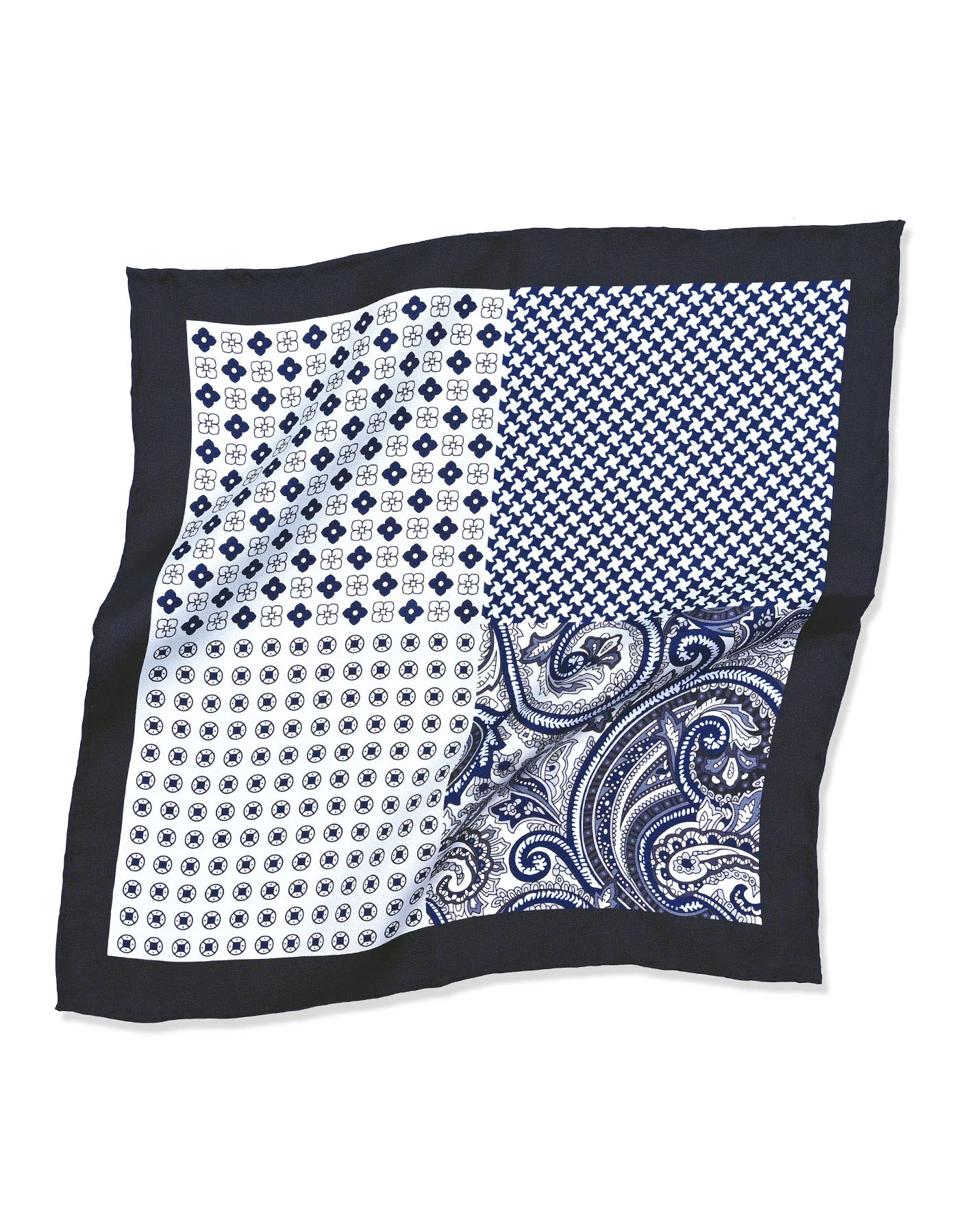 Grey Texture Pocket Square - Image 4