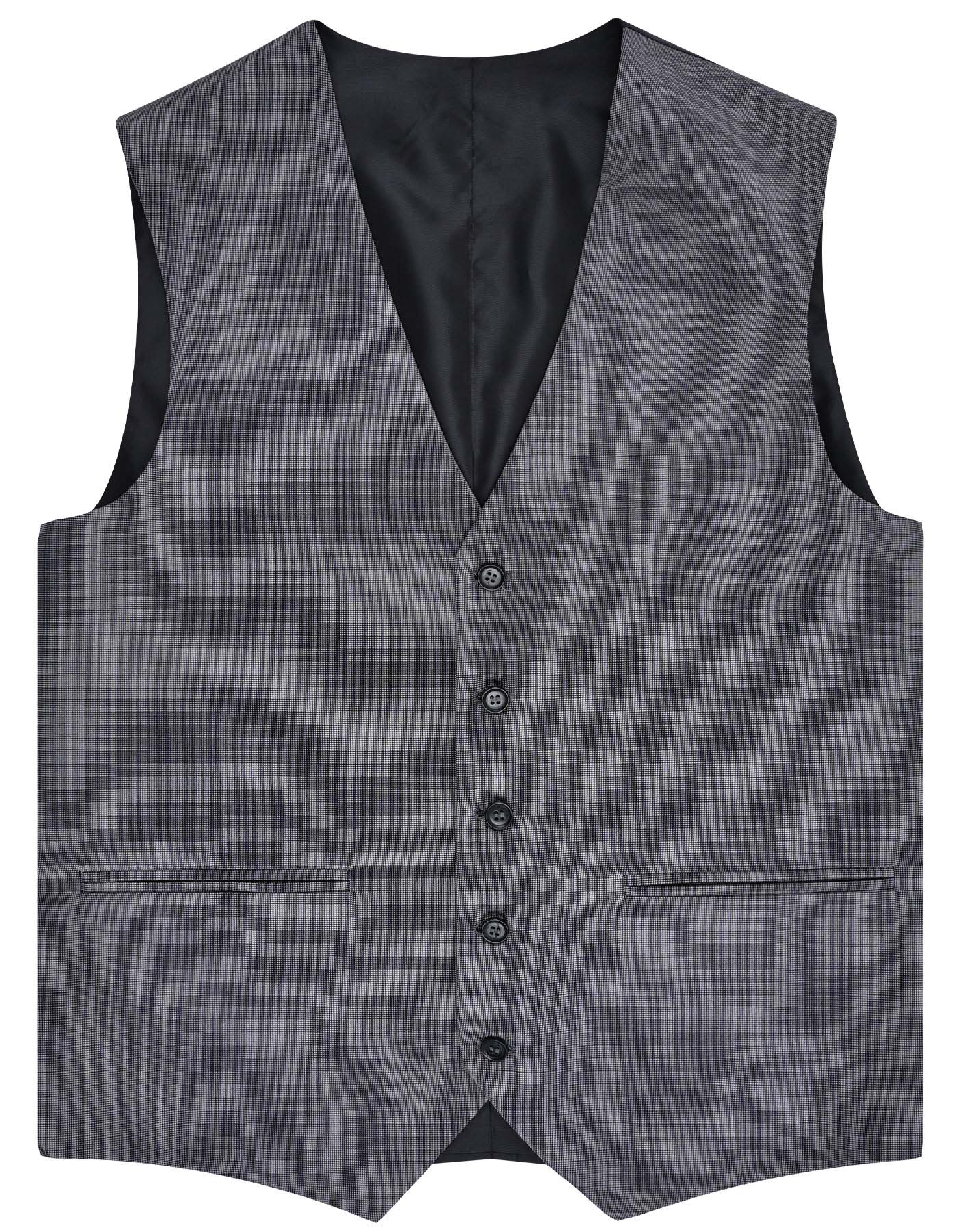 Grey Texture Tailored Smart Fit Suit - Image 3