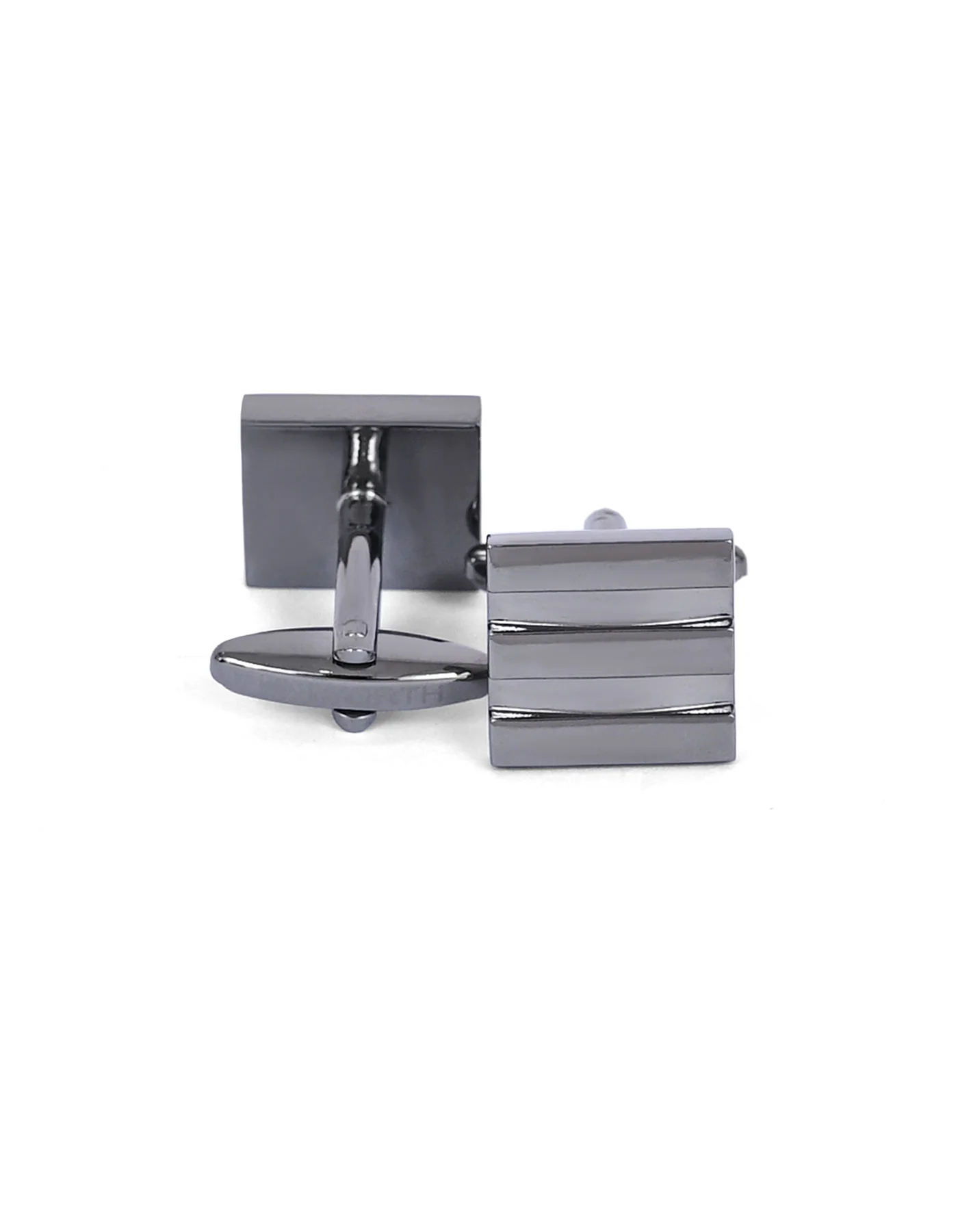 Gun Metalic Rectangle Cufflink