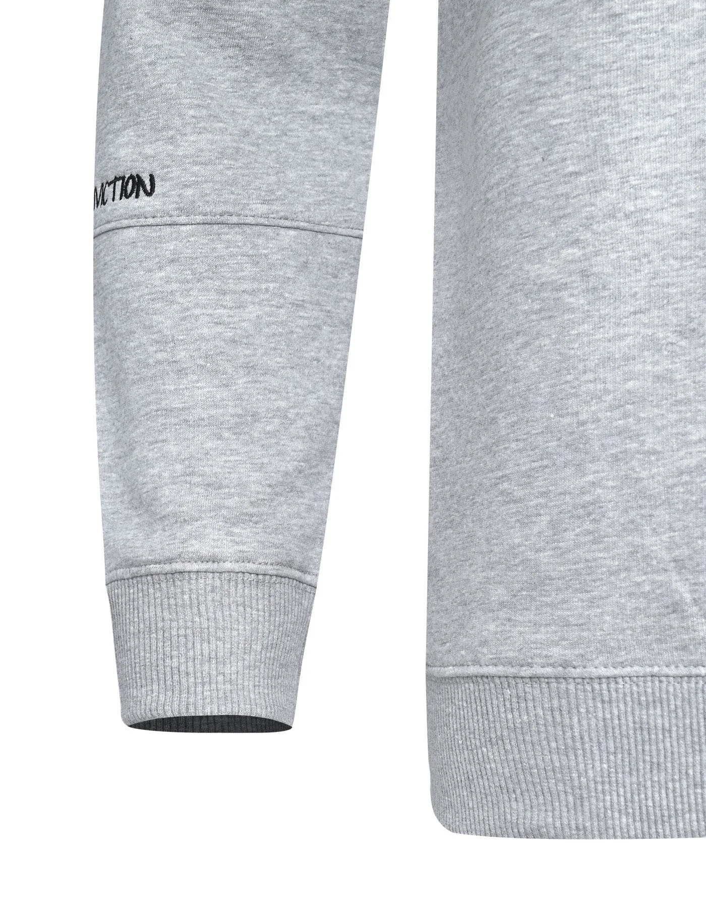Heather Grey Embroidered Sweatshirt - Image 4