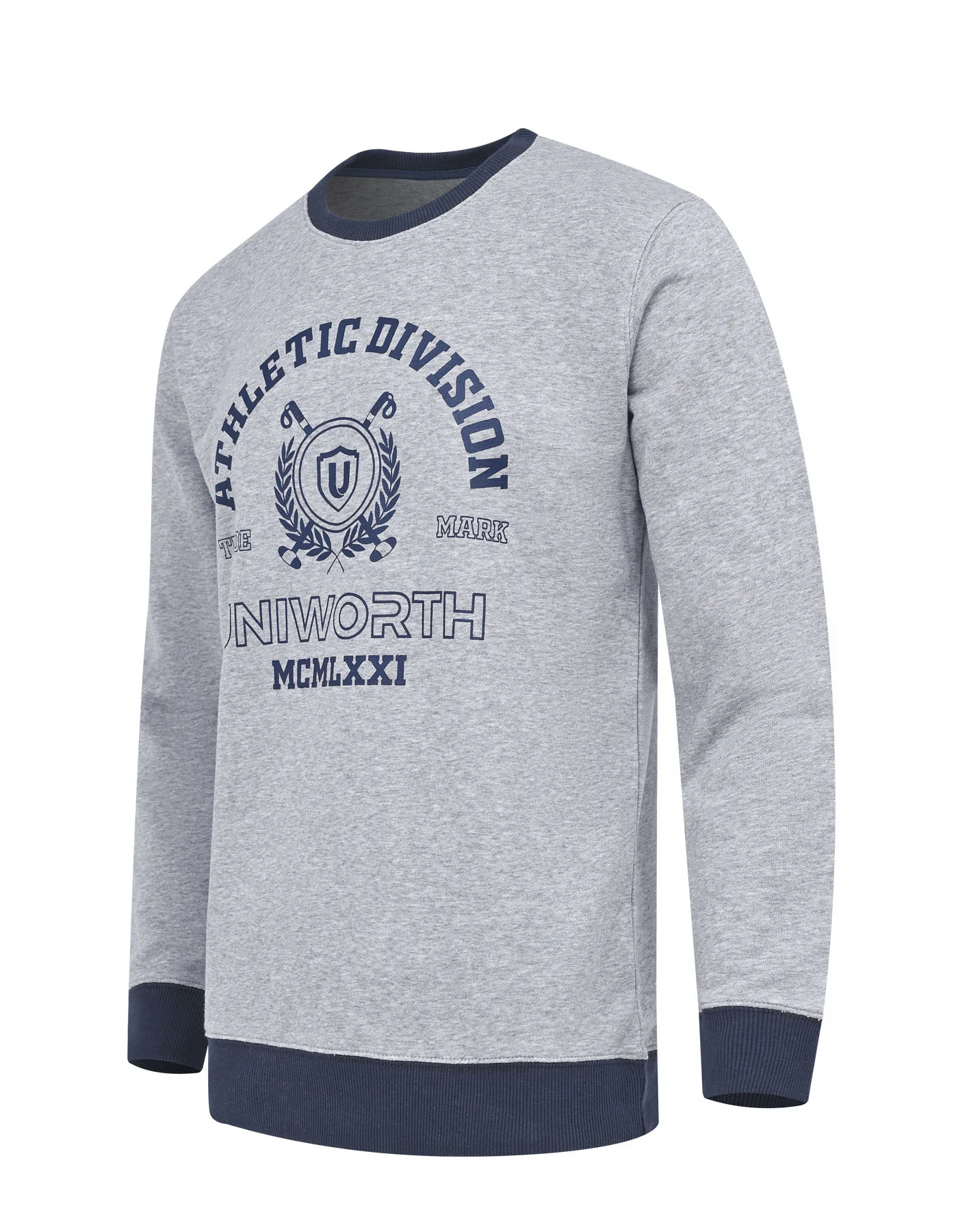 Heather Grey Printed Sweatshirt