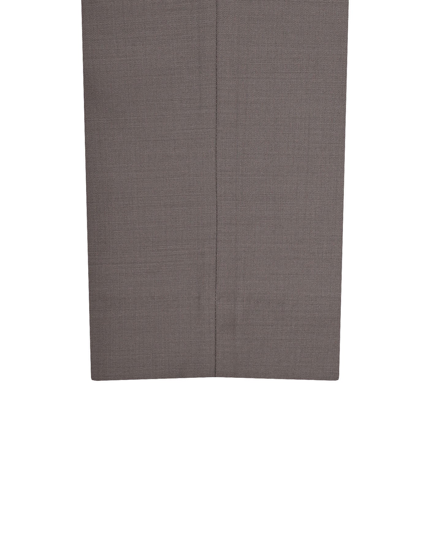 Khaki Plain Tailored Smart Fit Formal Trouser - Image 3