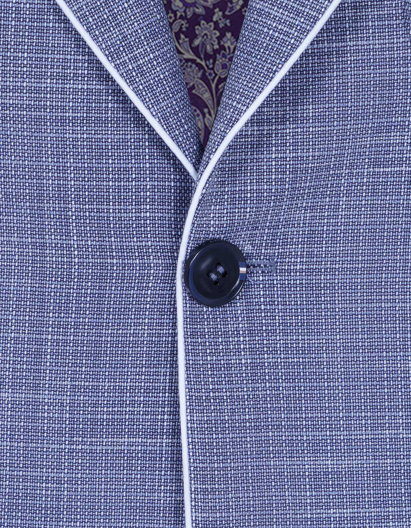 L Blue Tailored Smart Fit Coat - Image 3