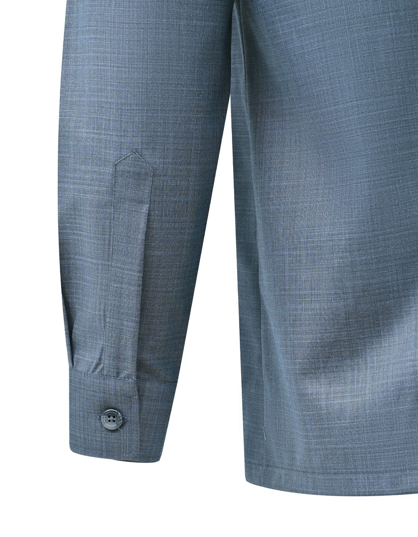 L Blue Texture Safari Suit - Image 4