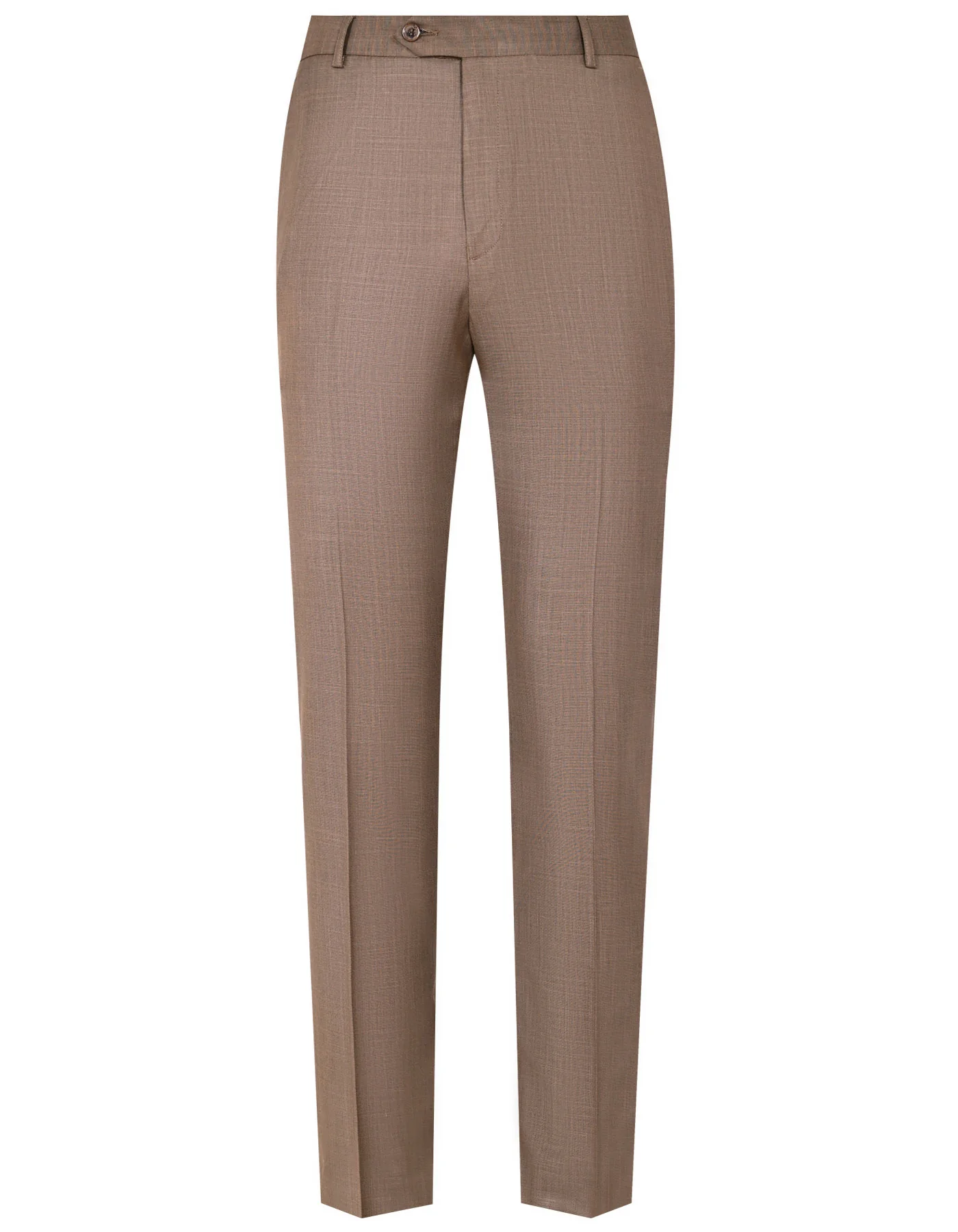 L Brown Texture Formal Trouser Tailored Smart Fit