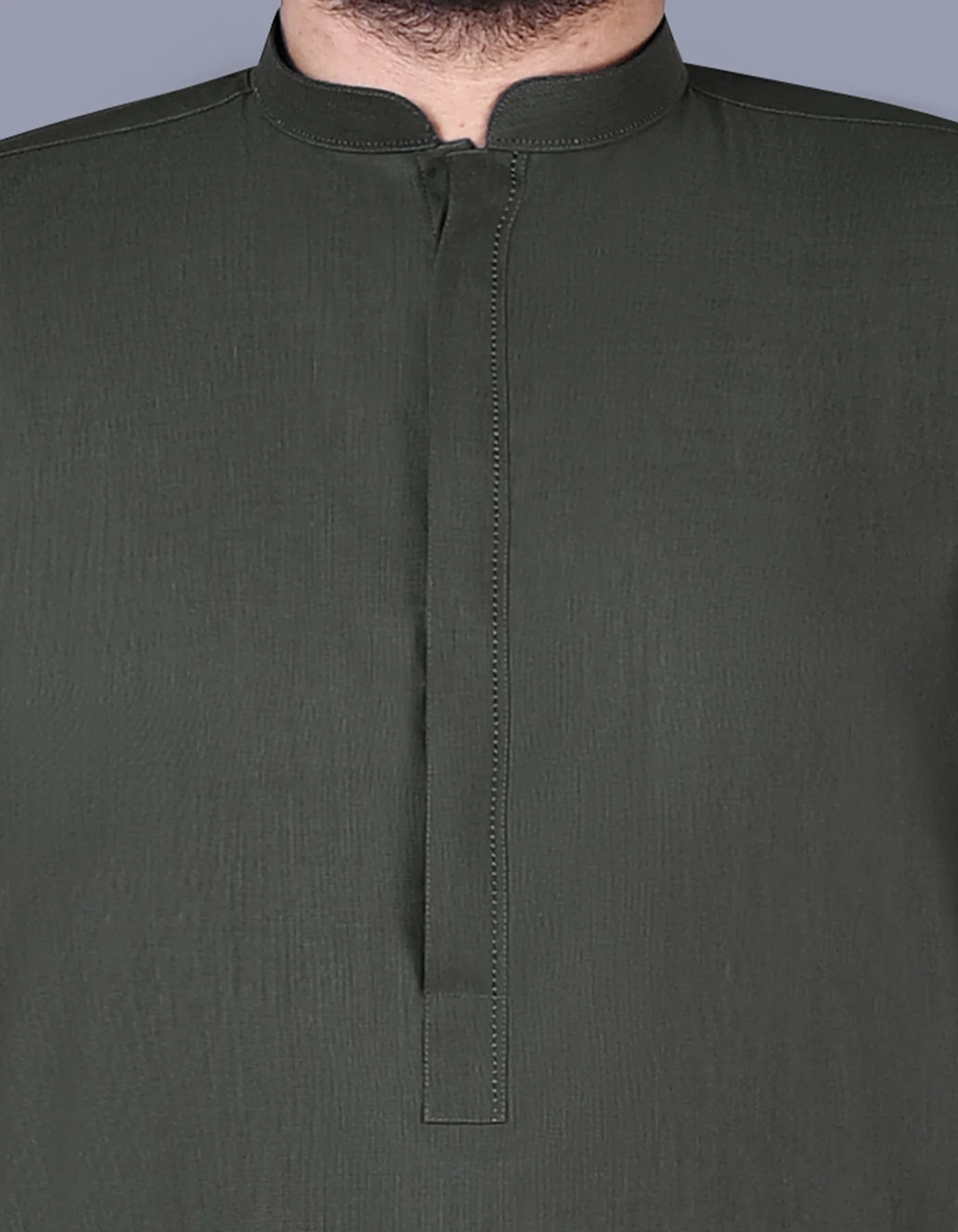 L Charcoal Texture Kurta Pajama - Image 2