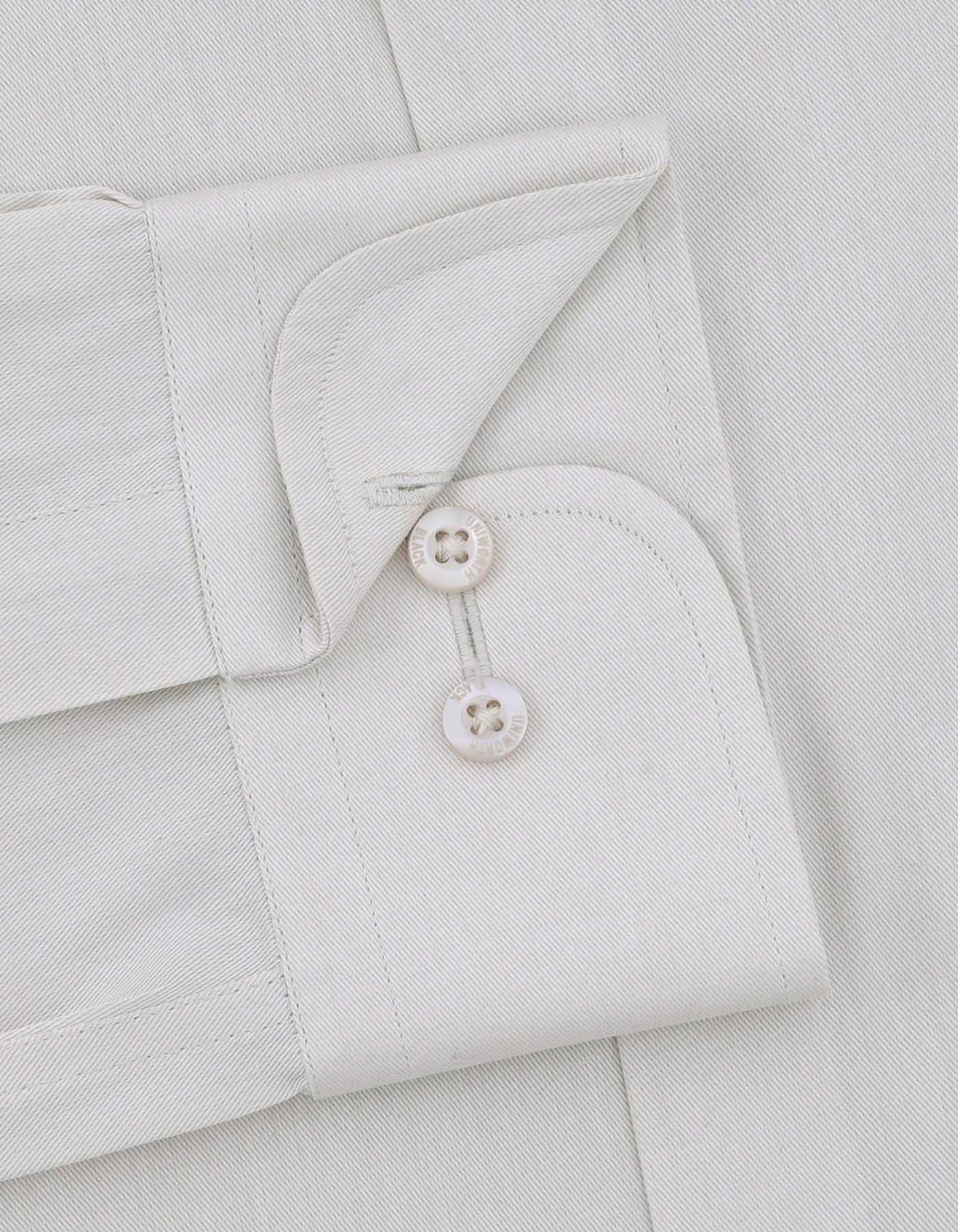 L Fawn Plain Tailored Smart Fit Shirt - Image 3
