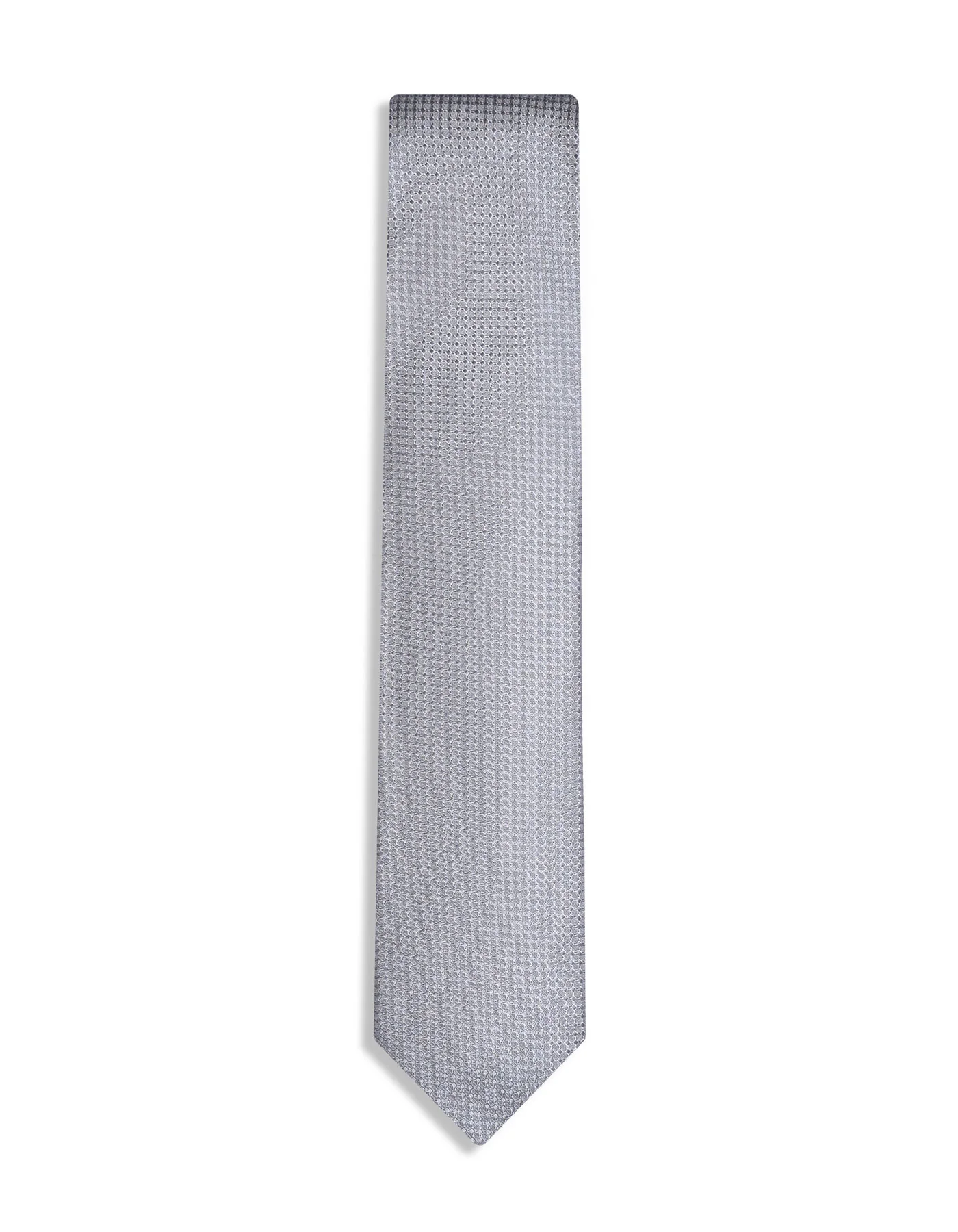 L Grey Geometric Tie - Image 2